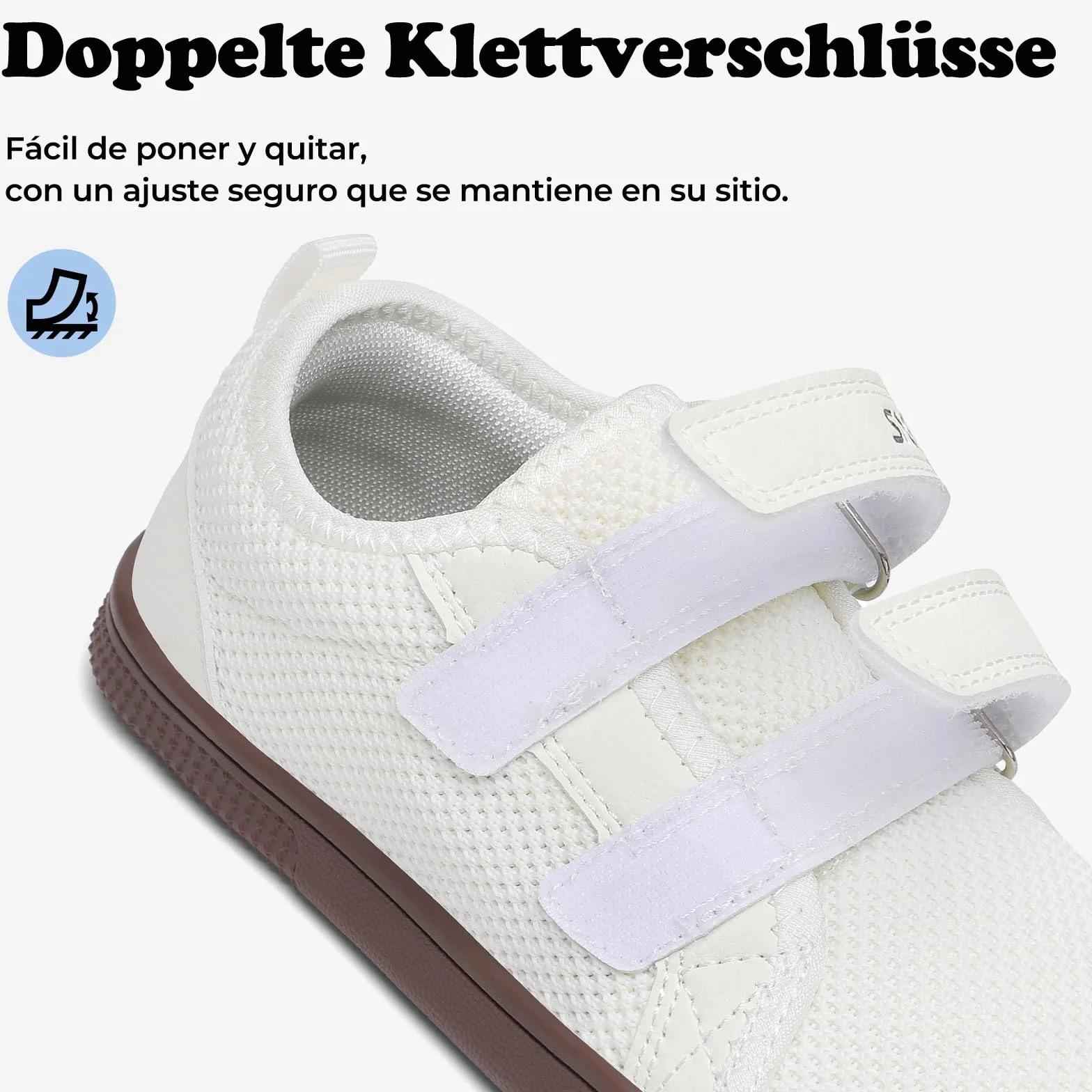 SAGUARO Zapatillas Barefoot Niños Calzado Deportivas Puntera Ancha Zero-Drop Sole Gr.25-35