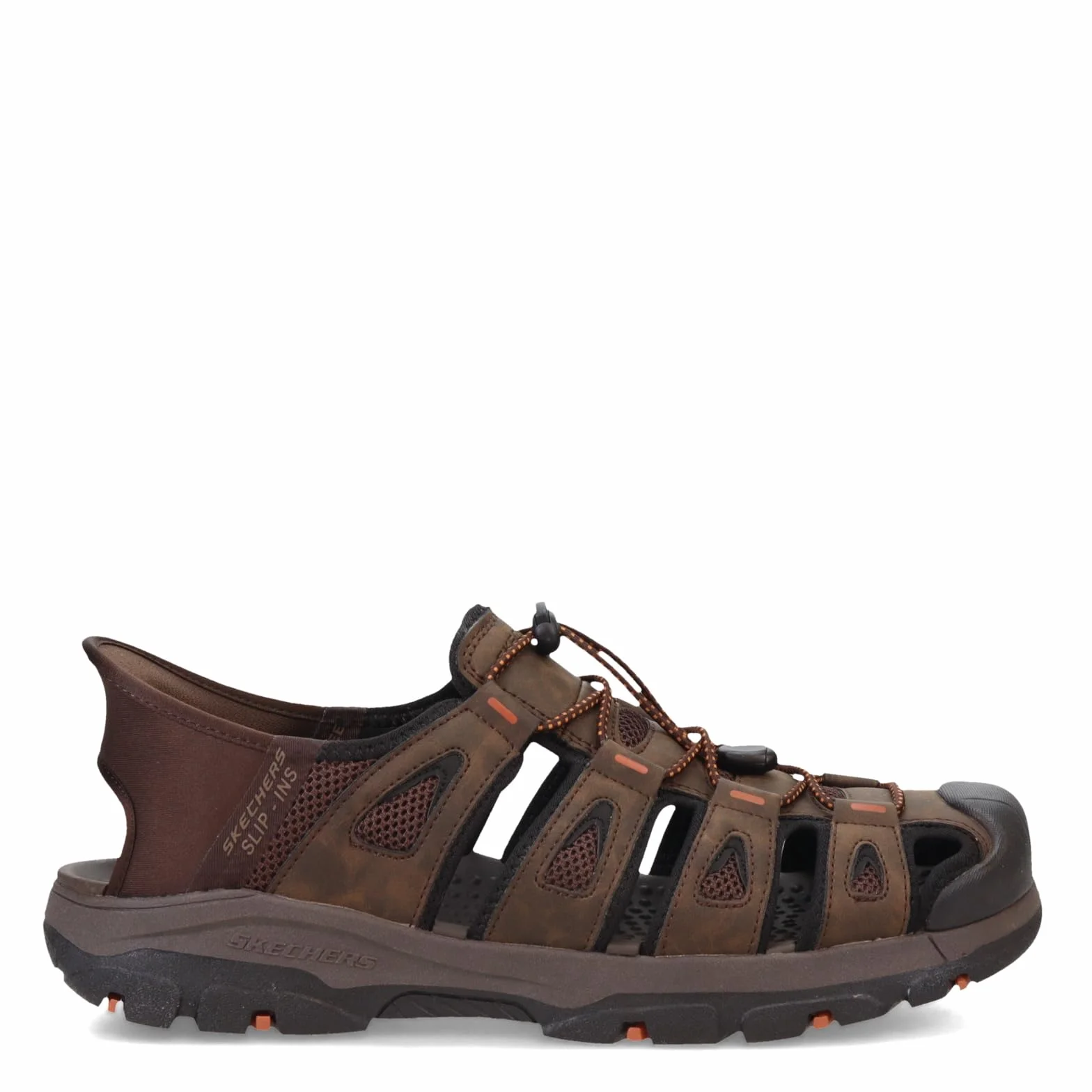 Skechers Norvick Marron Sandalias de pescador cerradas sin cordones Hombre
