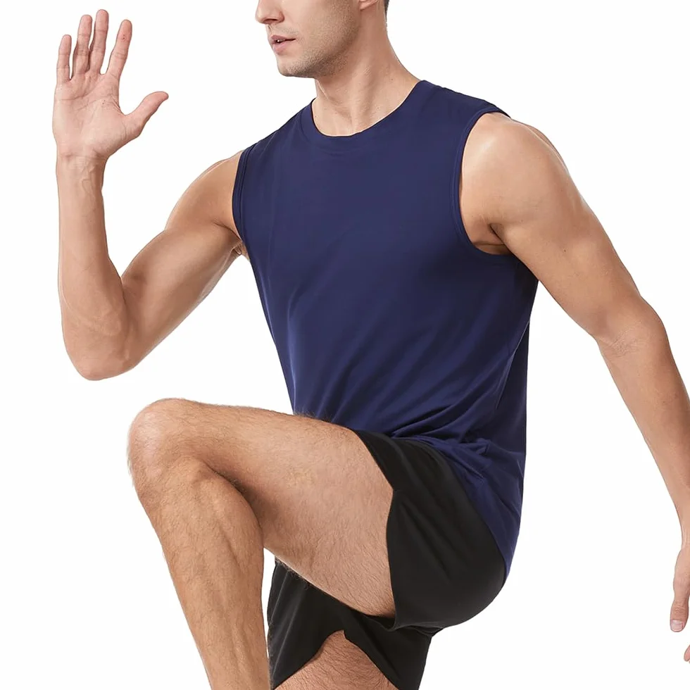 Camisetas sin Mangas para Hombre Gimnasio Entrenamiento Correr Culturismo