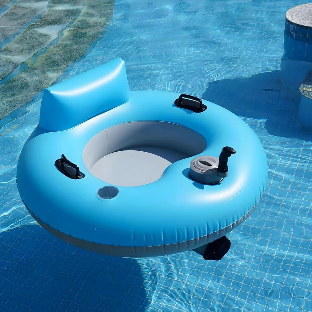 Silla Flotante eléctrica motorizada para Piscina. Tumbona Inflable motorizada para Piscina Que Proporciona una Experiencia de flotación Suave y sin Esfuerzo. Paquetes: