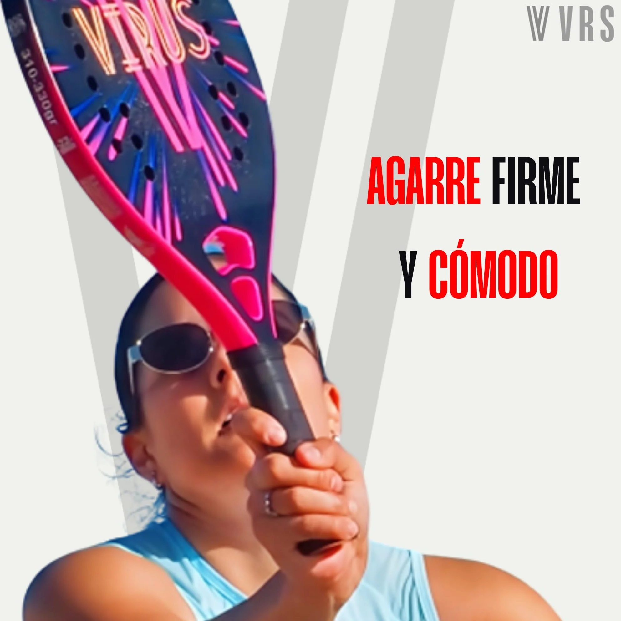 VIRUS Obsession Raqueta Beach Tennis Profesional Carbono 18K Black EVA Soft Balance Medio Spin Control Funda