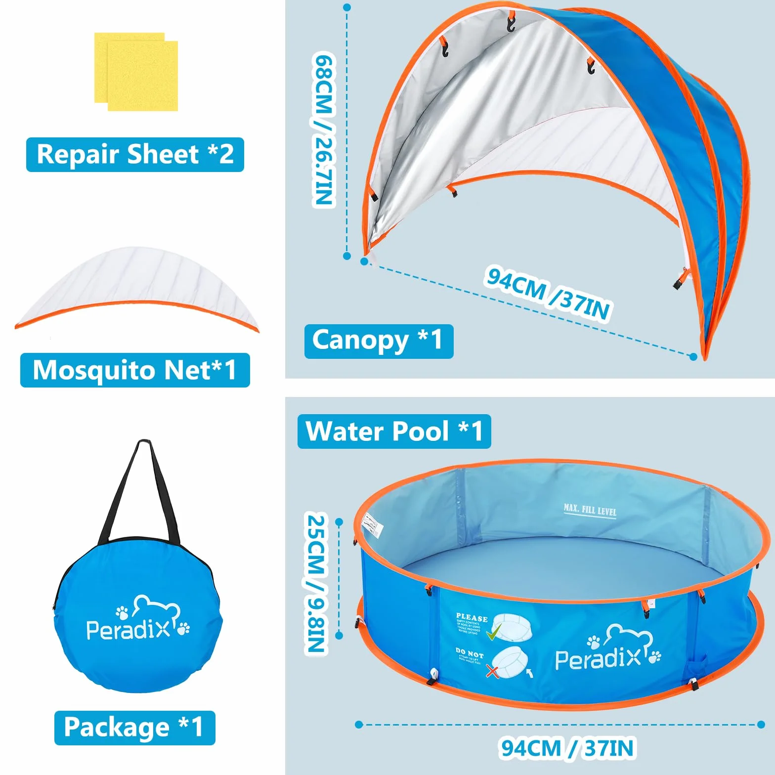 Peradix 4 en 1 Tienda para Bebés Piscina De Bolas Emergente, Tienda De Juegos Portátil para Niños Piscina para Bolas Tienda De Protección Solar Piscina Infantil para Bebés Al Aire Libre Interior, Bule