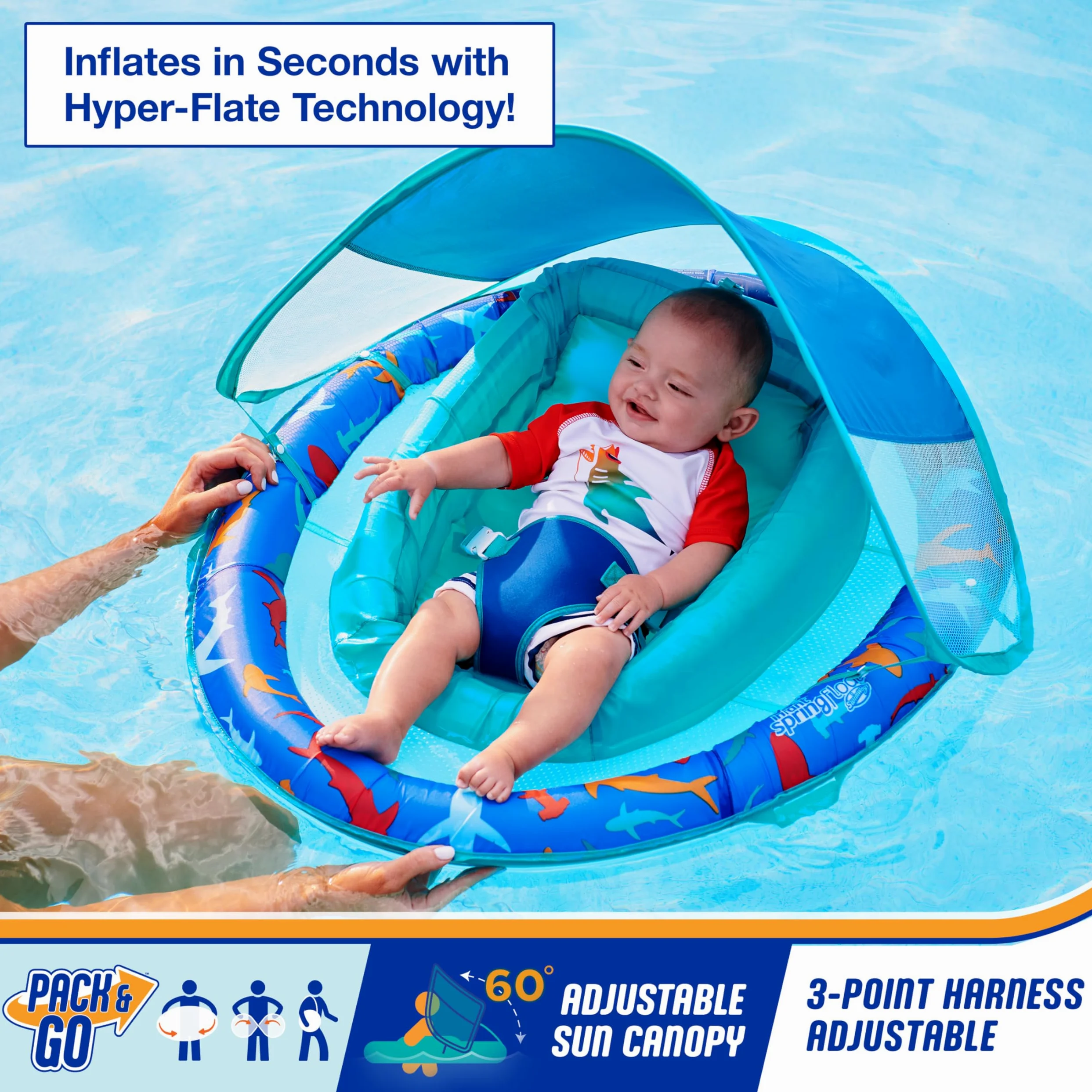 SwimWays Prem Infnt BSF Shrk