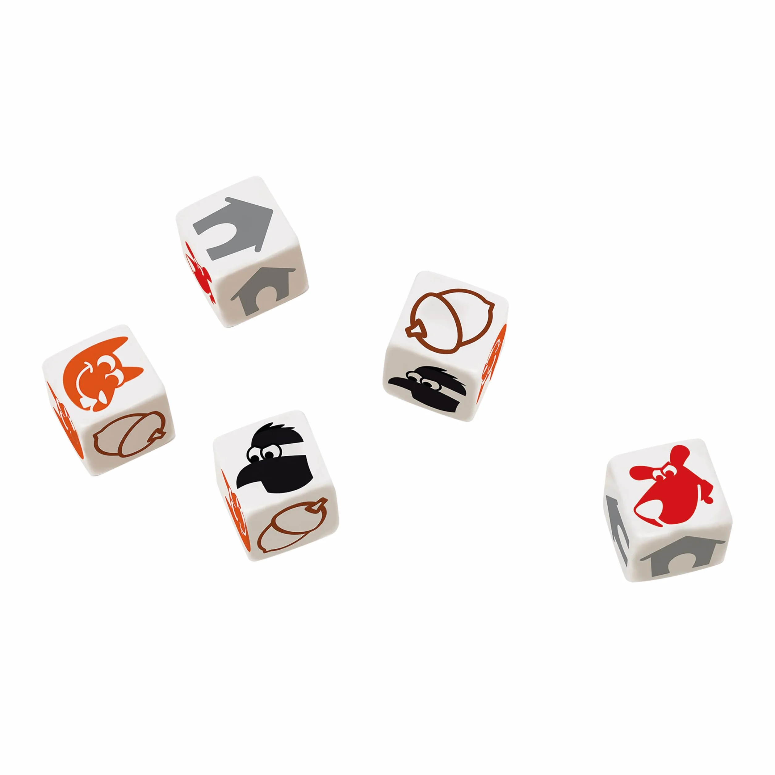 Game Factory Go Nuts! Juego de Dados de Bolsillo Push Your Luck 8+