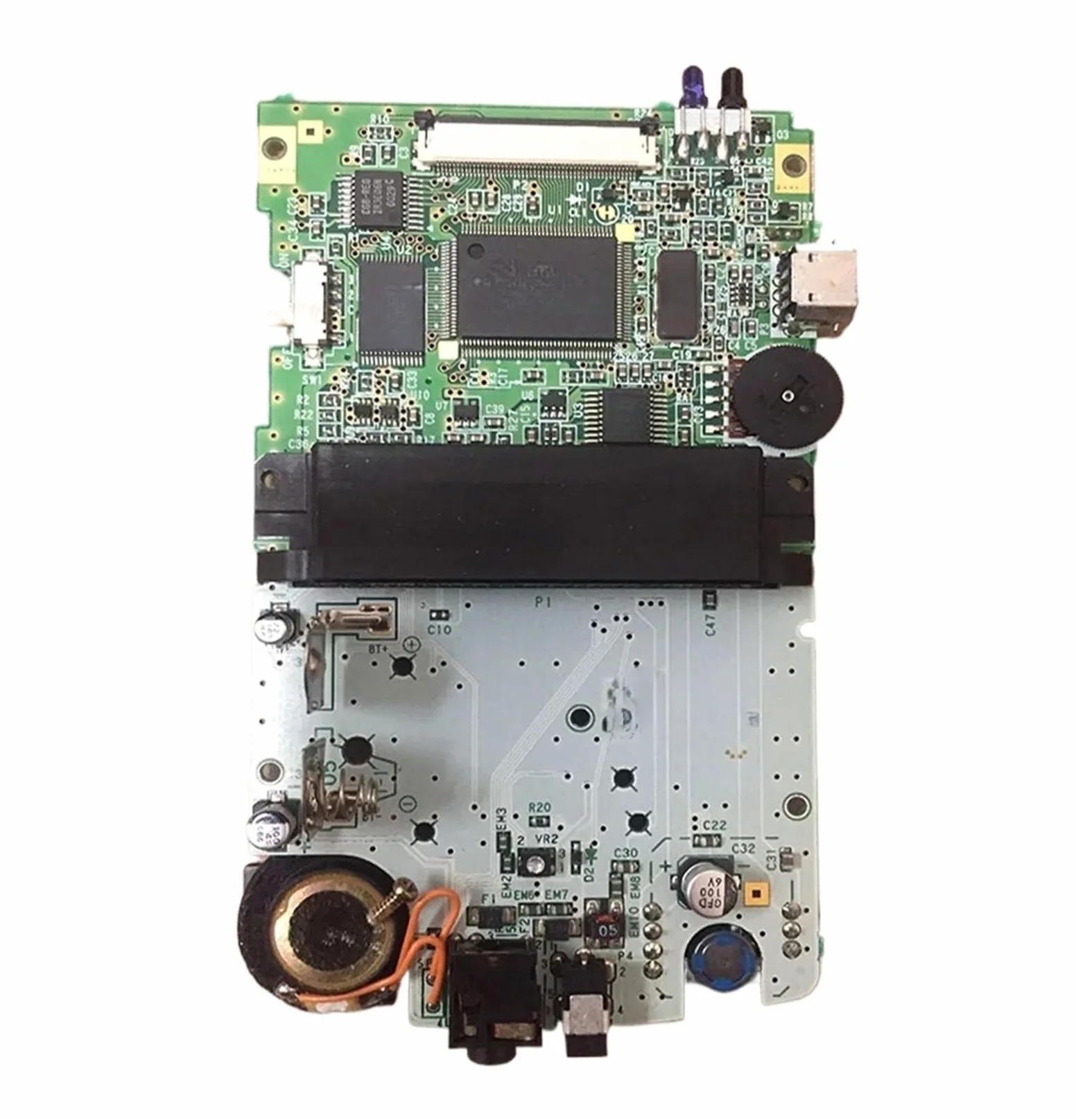 Placa base de repuesto, módulo de circuito impreso (PCB) for Game Boy Color y consola GBC, compatible con pantalla retroiluminada.(For GBC)