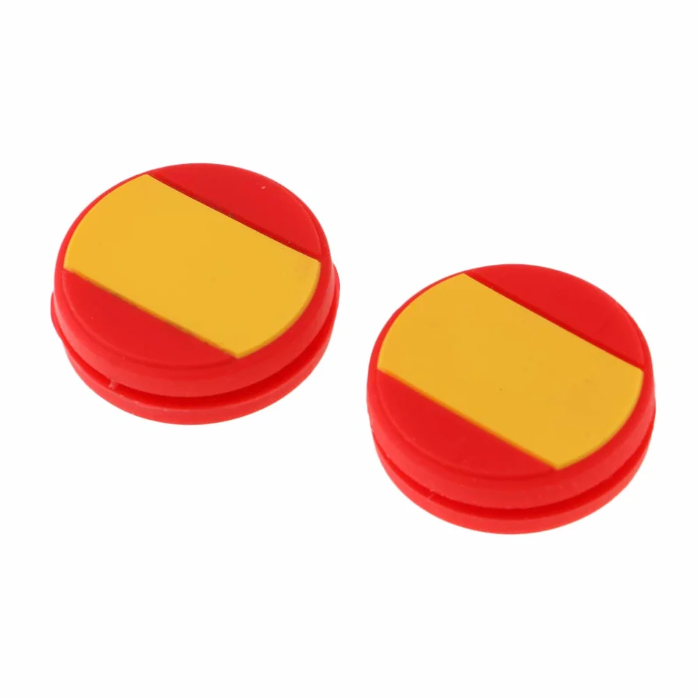Baosity 2 Unids Amortiguador de Vibración para Raqueta de Tenis, Protección de Codo, Bandera España, 24x8mm