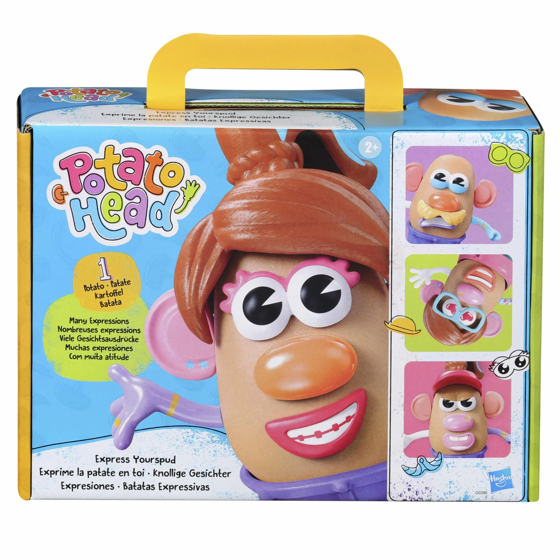 Hasbro Potato Head Muñeco Personalizable 32 Accesorios para Niñas y Niños de 2 Años+