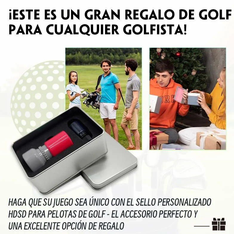 Personalizado Sello de Bola de Golf con Tinta de Secado rápido Duradera