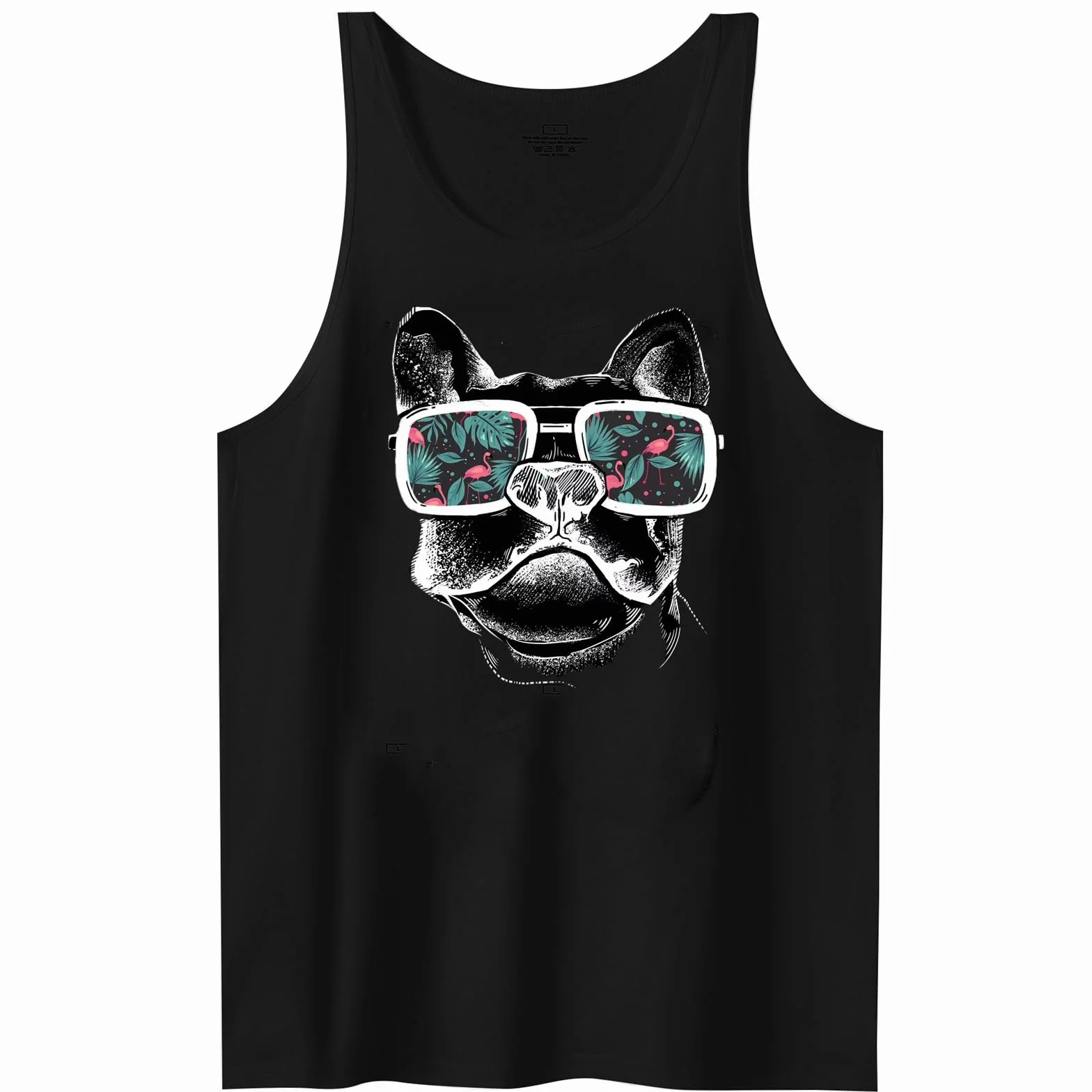 HOTCAT Camiseta sin mangas para hombre diseño oso panda gafas de sol estilo callejero