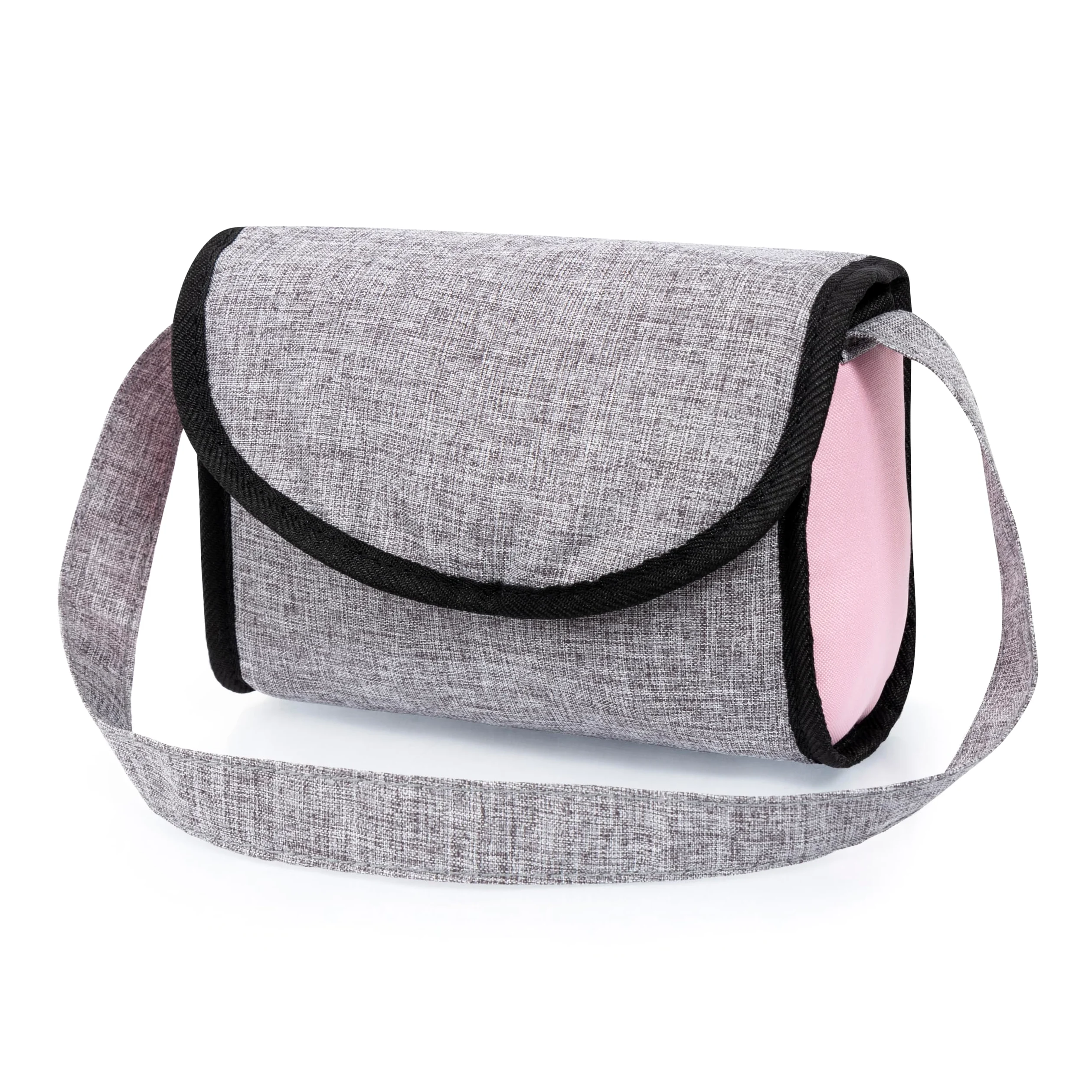 Bayer Design 17533AA Cochecito de muñecas City MAX con Bolsa, Regulable en Altura, Ruedas Delanteras giratorias, Convertible en Silla Paseo, Cesta Integrado