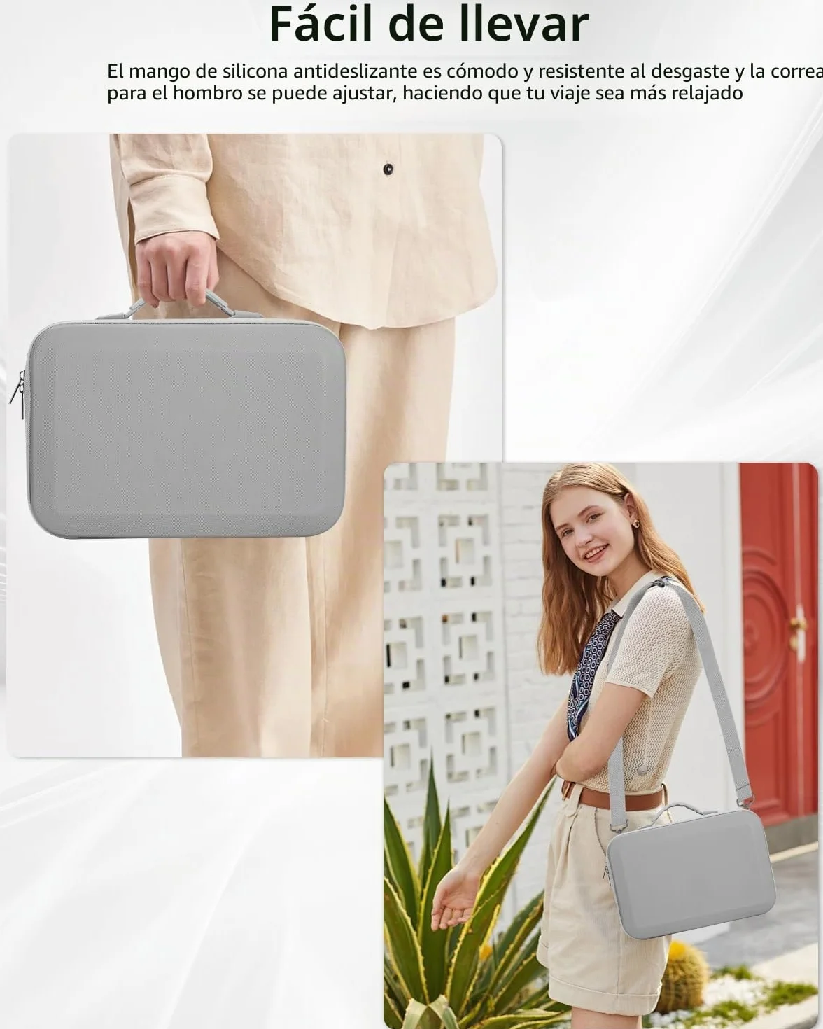 Bolsa para dji Neo Drone, Estuche Funda de Transporte, Bolsa de Almacenamiento Rígido Protectora para dji Neo Drone, Controlador y Accesorios，Gris