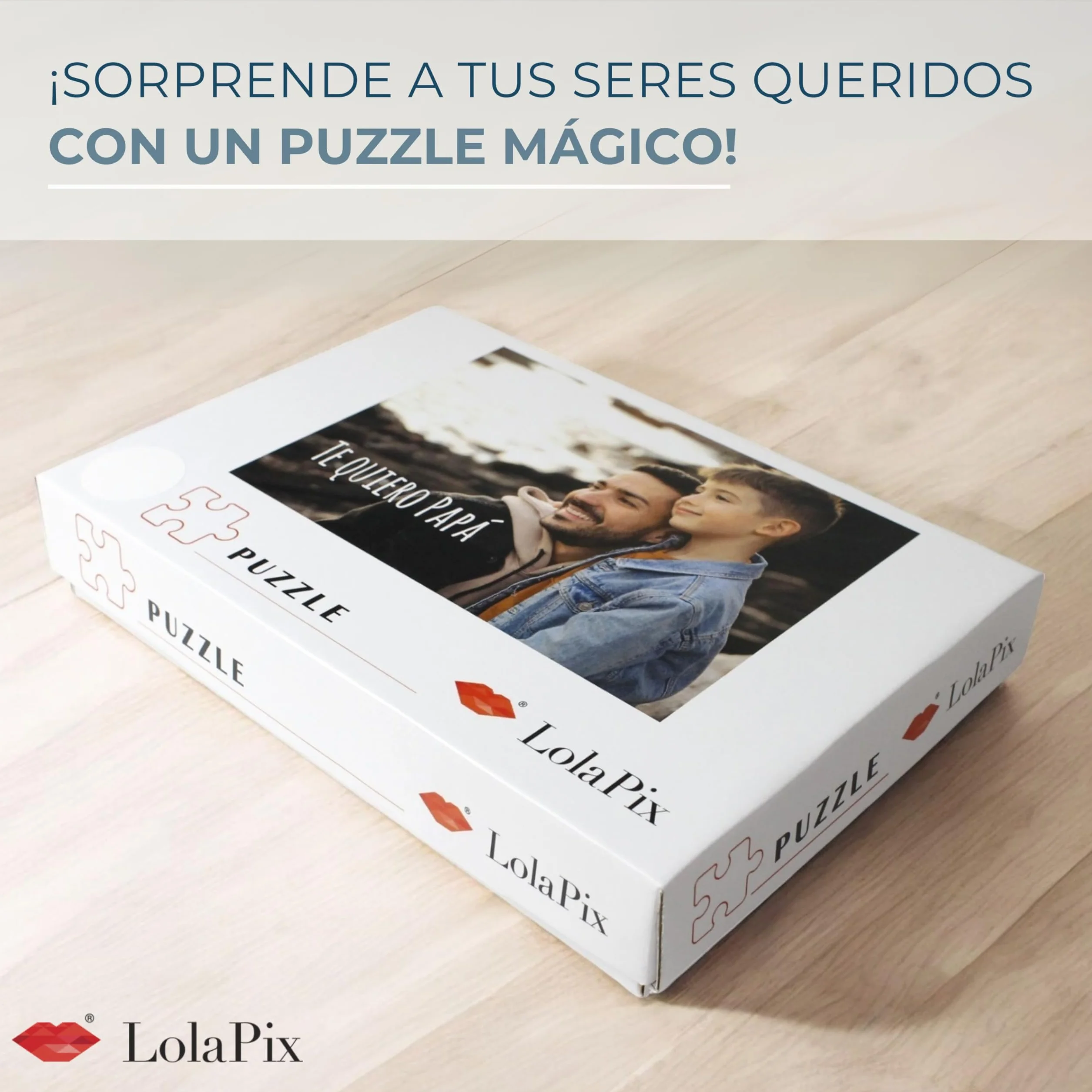 Puzzle Personalizado con Foto 500/1000 Piezas 68x48CM. Puzzles Personalizados con Fotos y Texto. Rompecabezas Personalizado Adultos y Niños. Regalo Día de la Madre. Regalos Originales Mujer y Hombre.