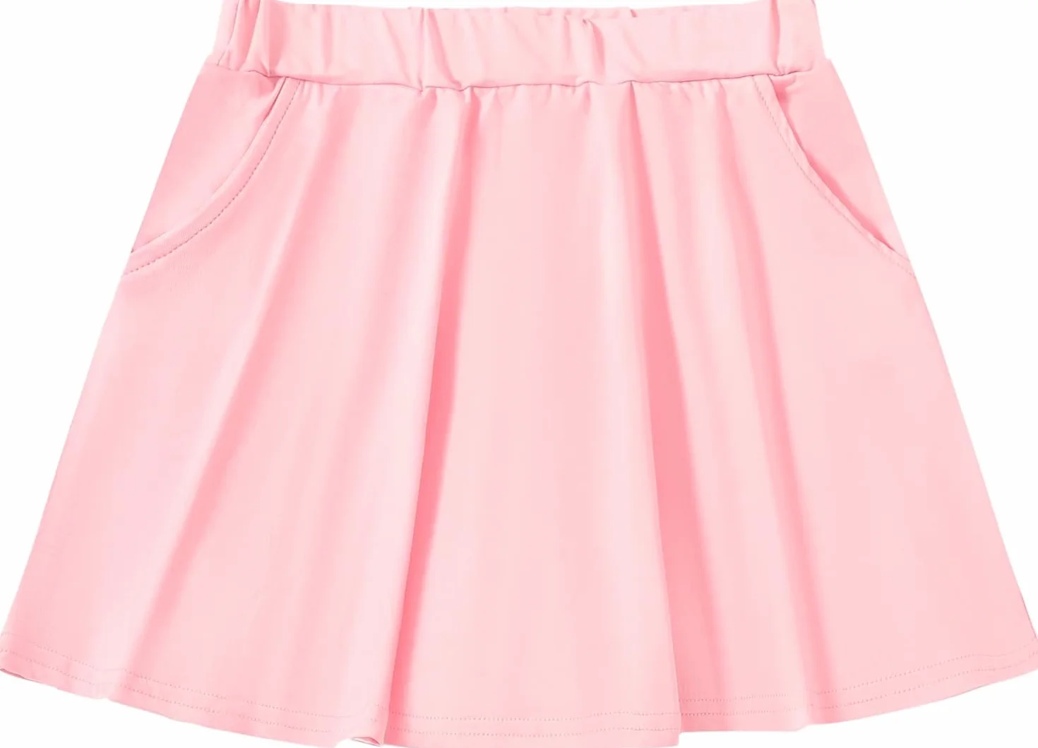 Vestido de tenis sin mangas para niñas cuello en V falda pantalón deportiva con bolsillos
