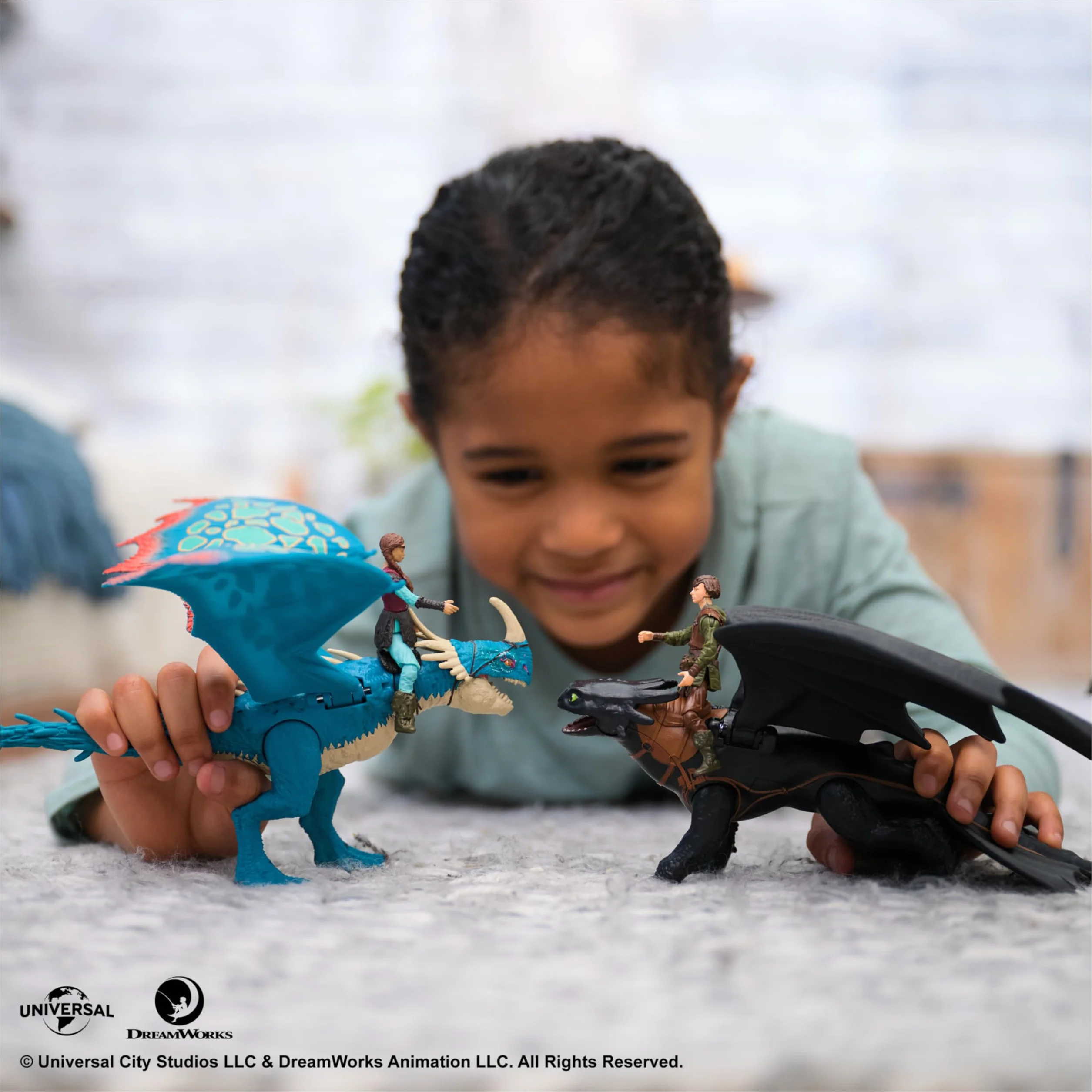 Dreamworks Dragons Pack Figura Dragón y Vikingo Desdentao y Hipo Cómo Entrenar a Tu Dragón Figuras de Acción Articuladas Juguetes Niños 4 Años +