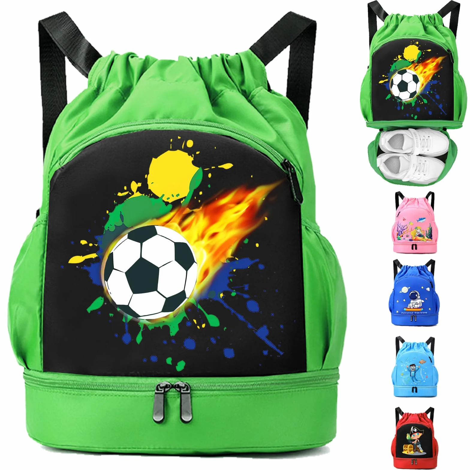 Bolso Playa Chico Impermeable Mochila Piscina Saco Gimnasia Deporte Camping