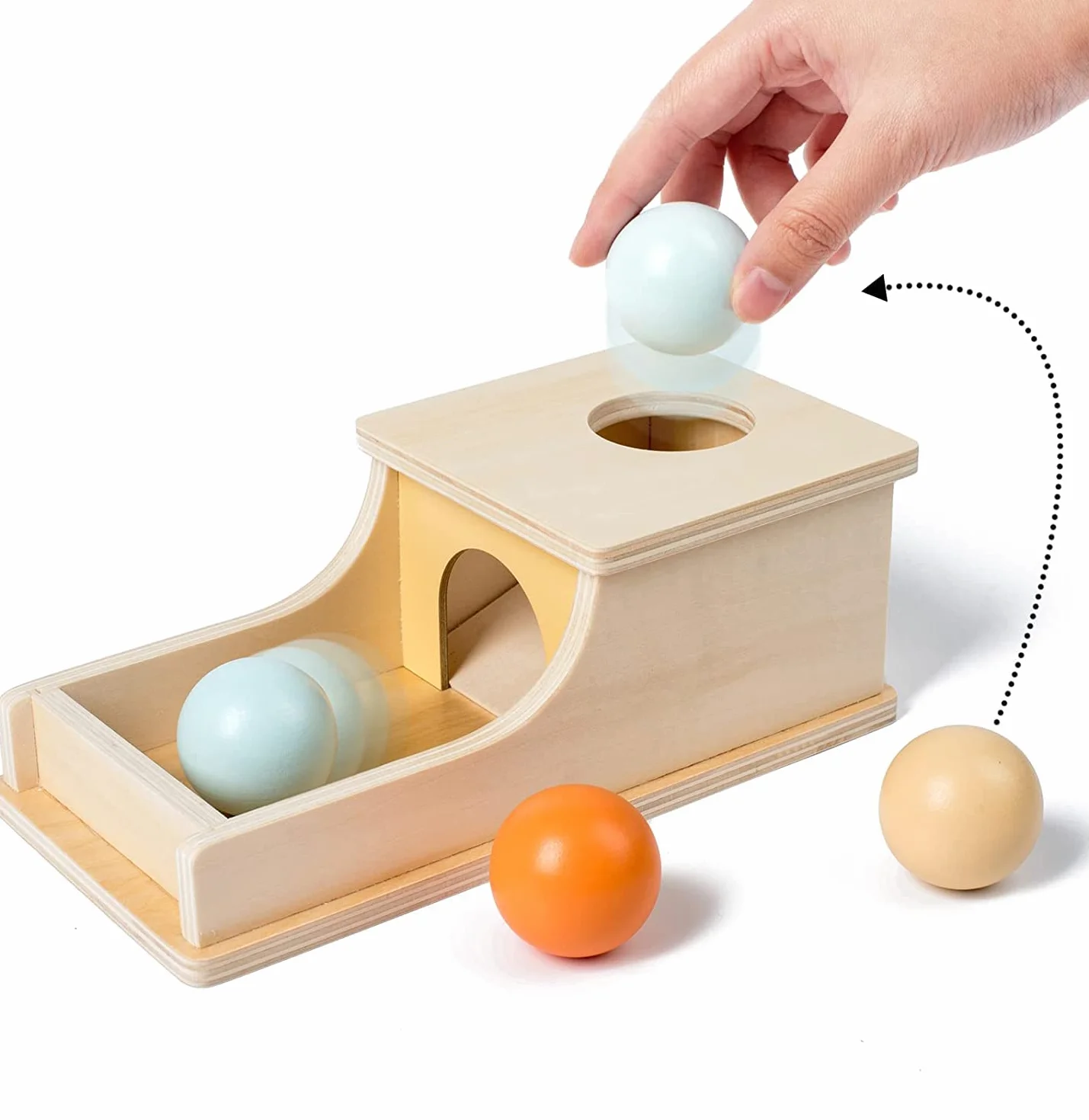 YAANI Caja de permanencia de objetos y juguetes para bebés de 6 a 12 meses, juguetes Montessori para niños de 1 año, juguetes sensoriales y para niños, regalos para bebés
