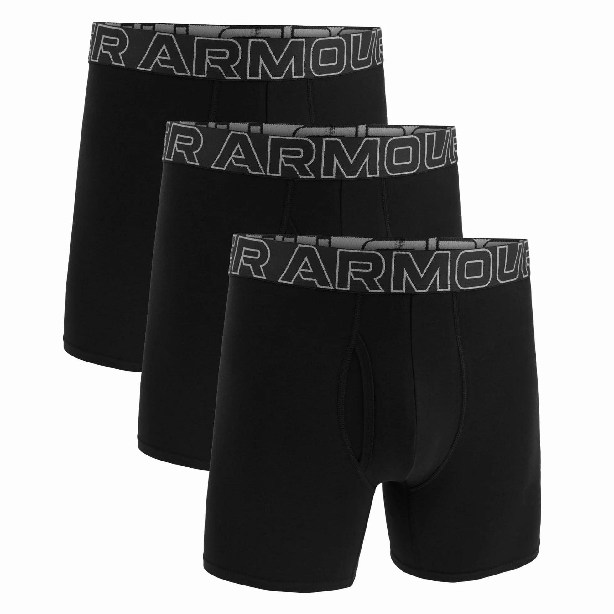Under Armour Men's Performance Cotton 6" Boxer Briefs 3 Pack