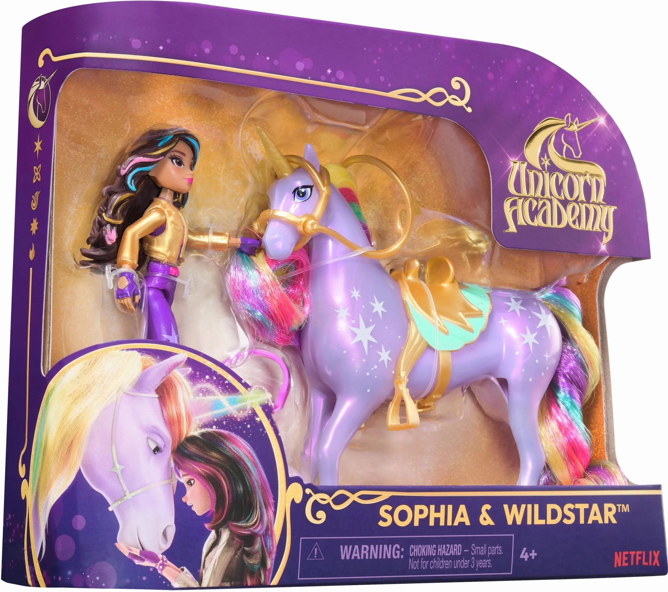 Academia Unicornio - Muñeca Sophia, Figura Wildstar 'estrella' Y Accesorios | Unicornio Juguete Con Accesorios | Juguetes Niña 4 Años O Más | Unicornios Para Niñas Con Detalles Auténticos
