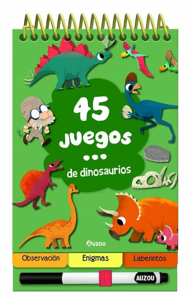 Juegos de dinosaurios 45 piezas