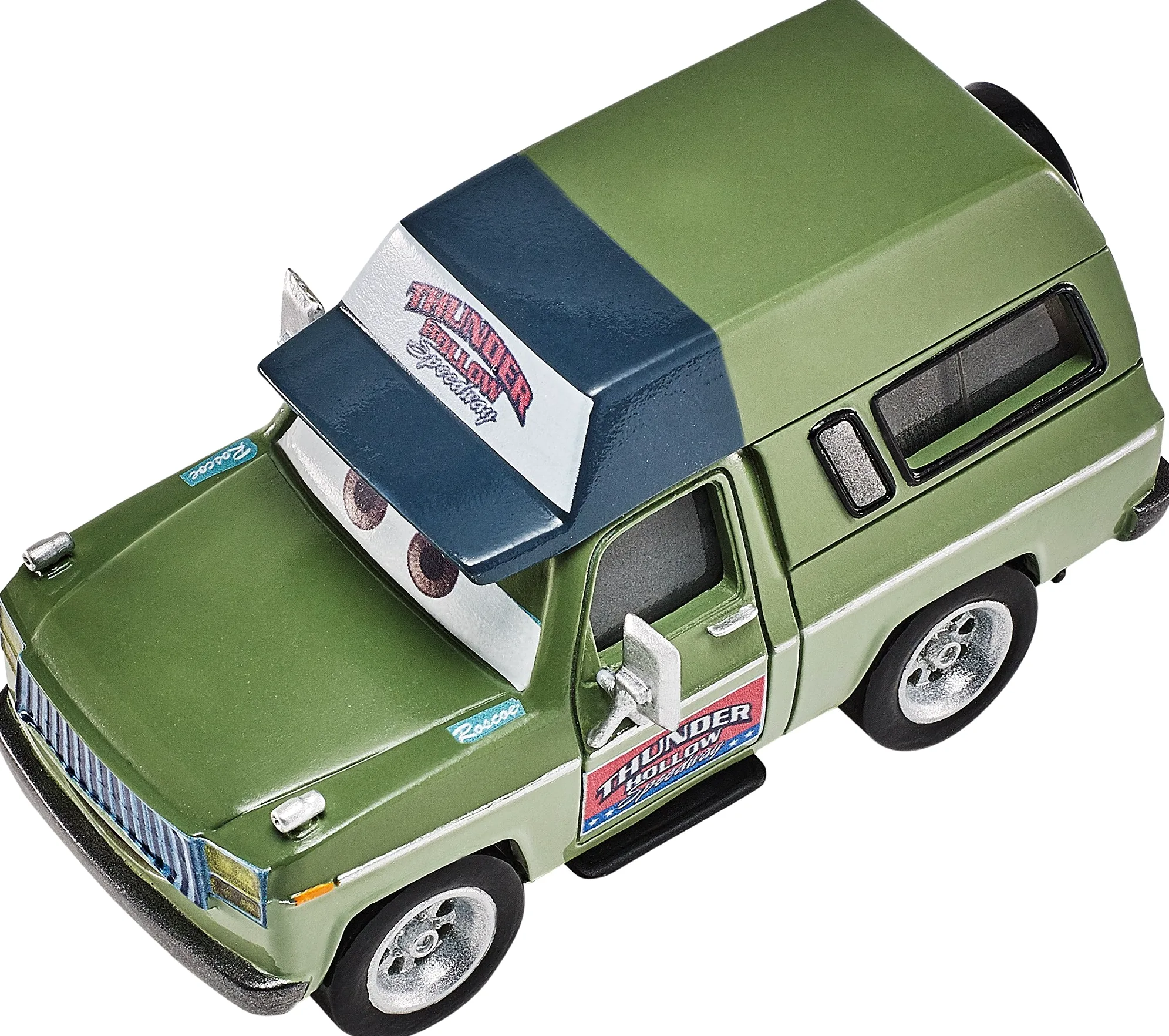 Disney Pixar Cars 3 Roscoe Vehículo de la película Disney Pixar Cars 3 El vehículo de reparto con mini póster