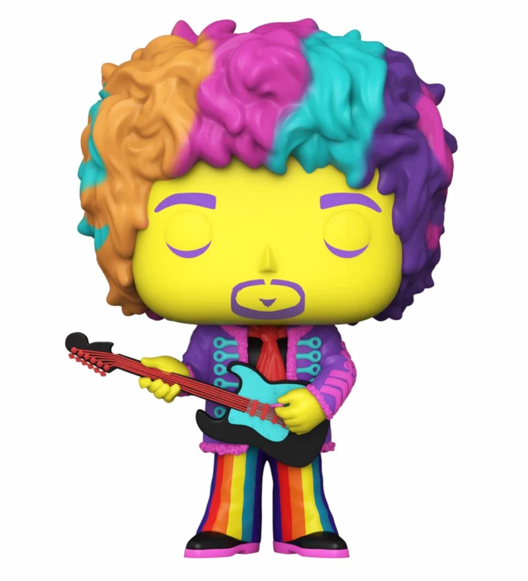 POP! Rocks 239 Jimi Hendrix Blacklight 2021 - Adhesivo decorativo