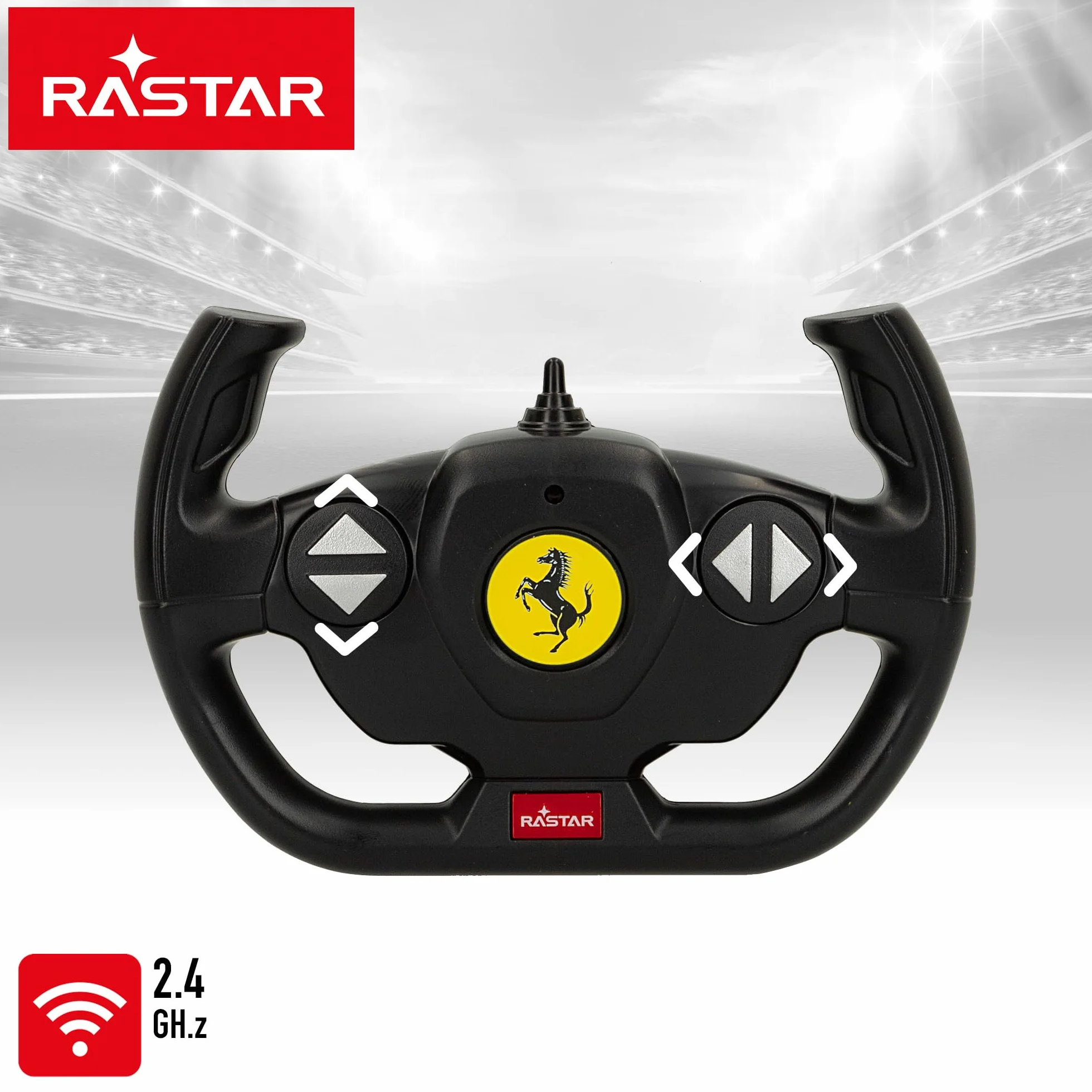 ColorBaby RASTAR - Coche teledirigido Fórmula 1 2022 Ferrari F1-75, Licencia Oficial, Escala 1:18, Coches teledirigidos, Vehículo radiocontrol, Control Remoto, 2.4 GH.z, Sainz + Leclerc, RC (41277)