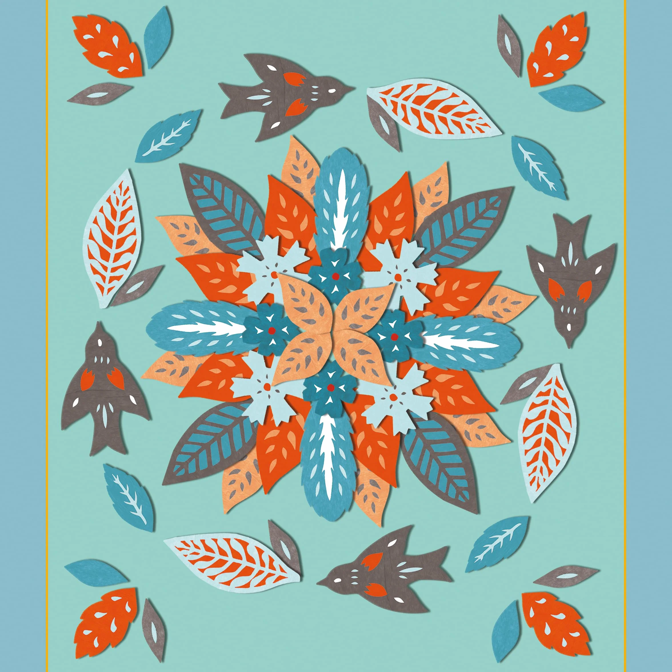 Janod Talleres de la Calma 3 Mandalas Naturales, Kit Manualidades Motricidad Fina, Desde 7 Años, J07755