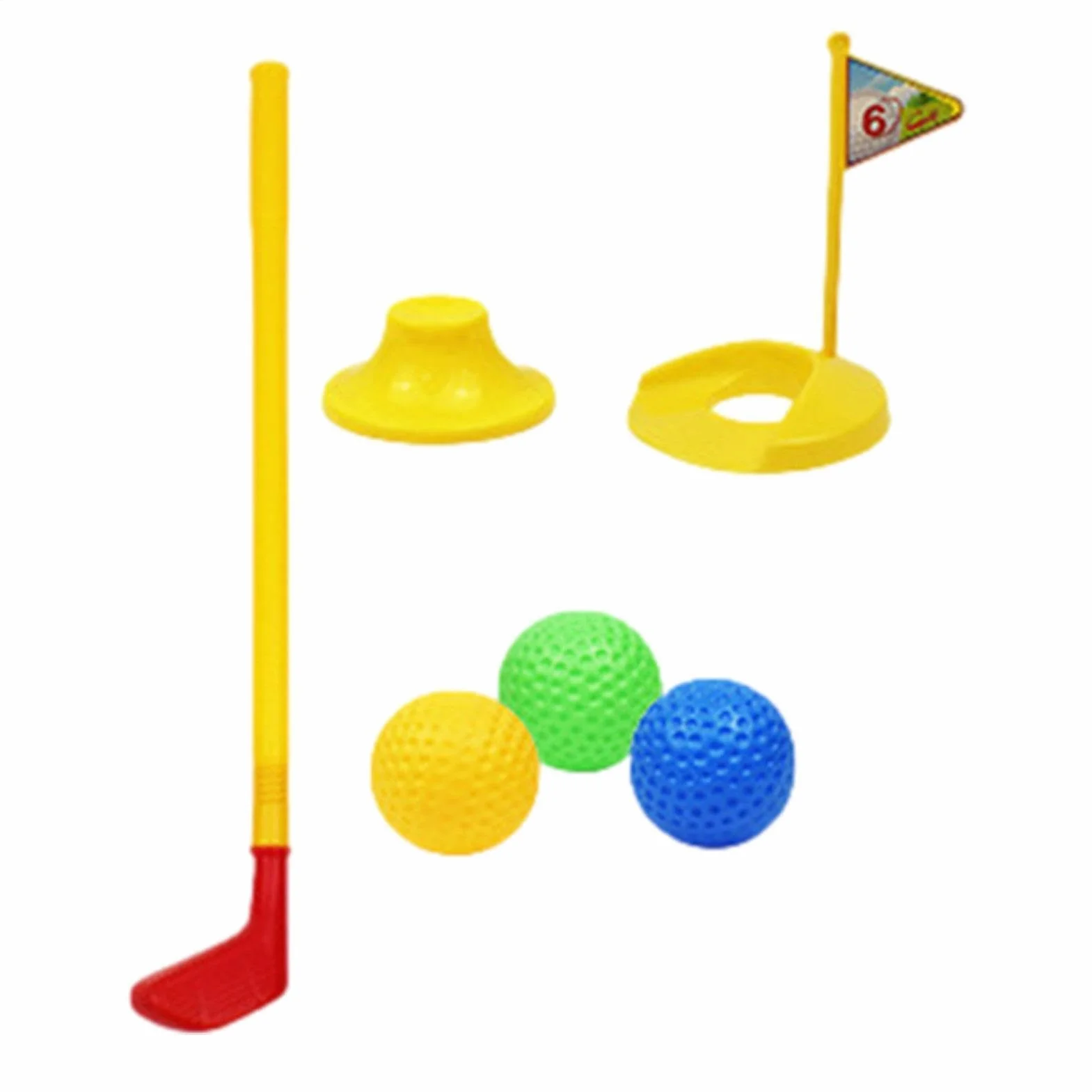 Juego de Golf para niños pequeños | Juego de Juguetes de Golf portátil para niños - de Juguetes de interacción Entre Padres e Hijos para pequeños, para césped, jardín, Patio