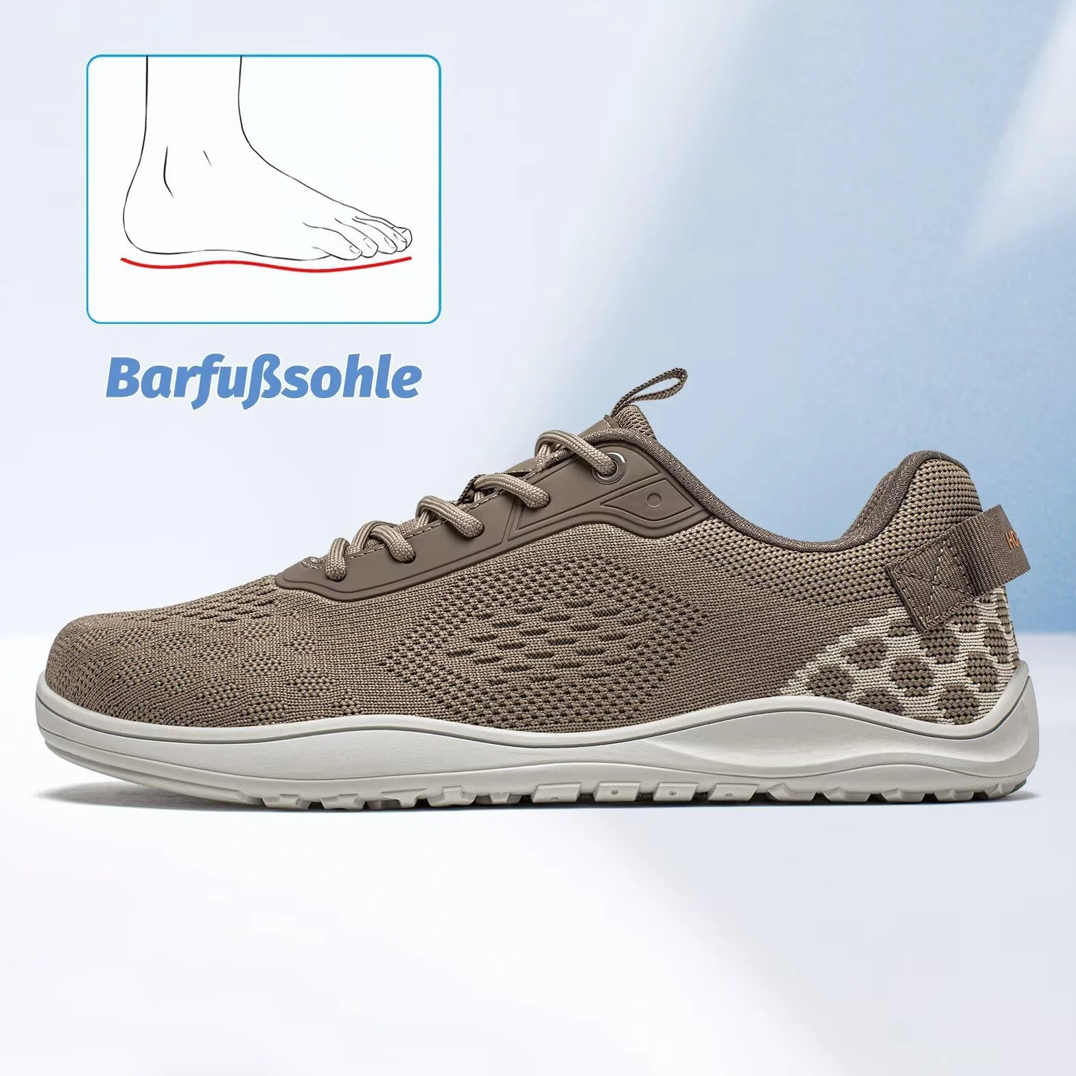 HOBIBEAR Scarpe Minimaliste Unisex con Punta Larga da Trail Running