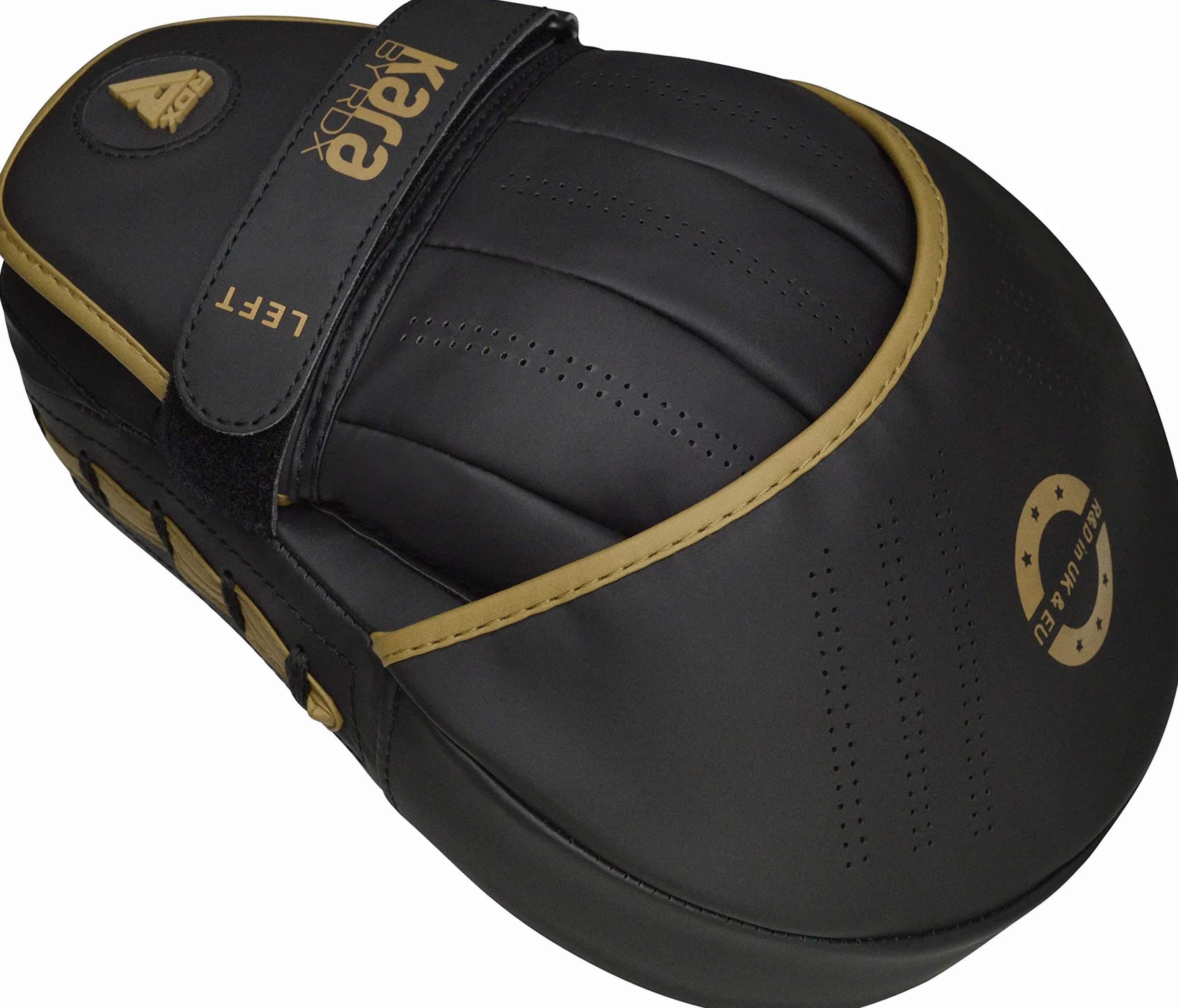 RDX Manoplas de Boxeo Muay Thai MMA Entrenamiento Paos, Maya Hide Cuero Curvadas Boxing Pads
