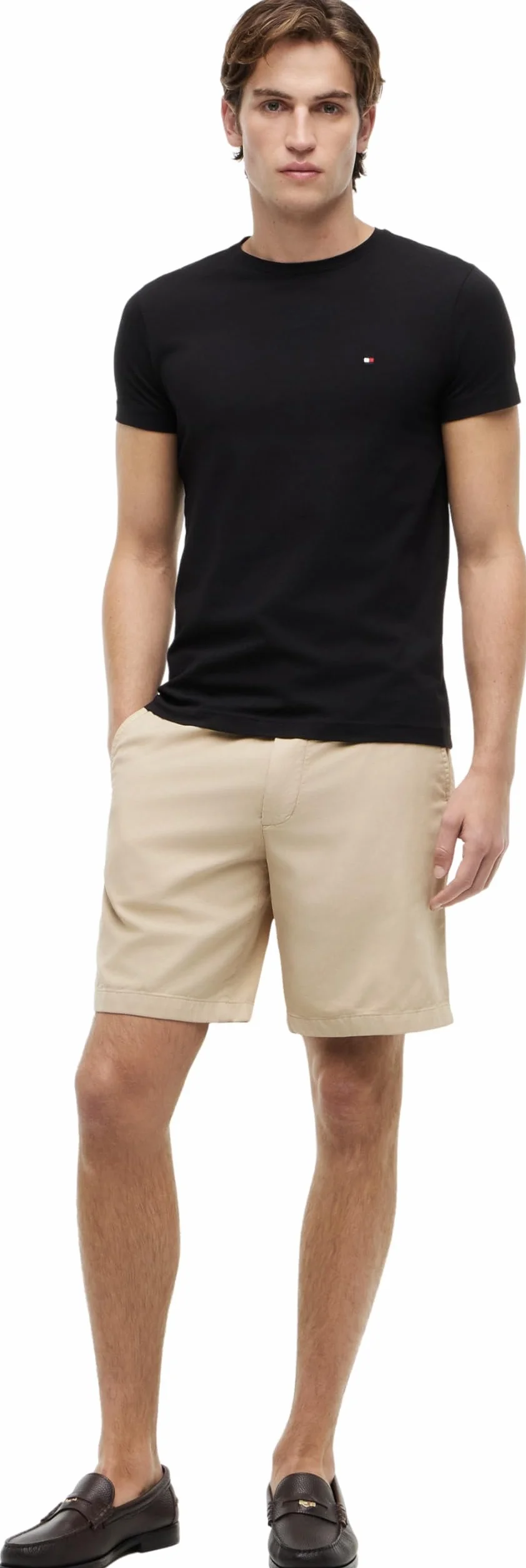 Tommy Hilfiger Camiseta Manga Corta Hombre Core Stretch Slim Fit