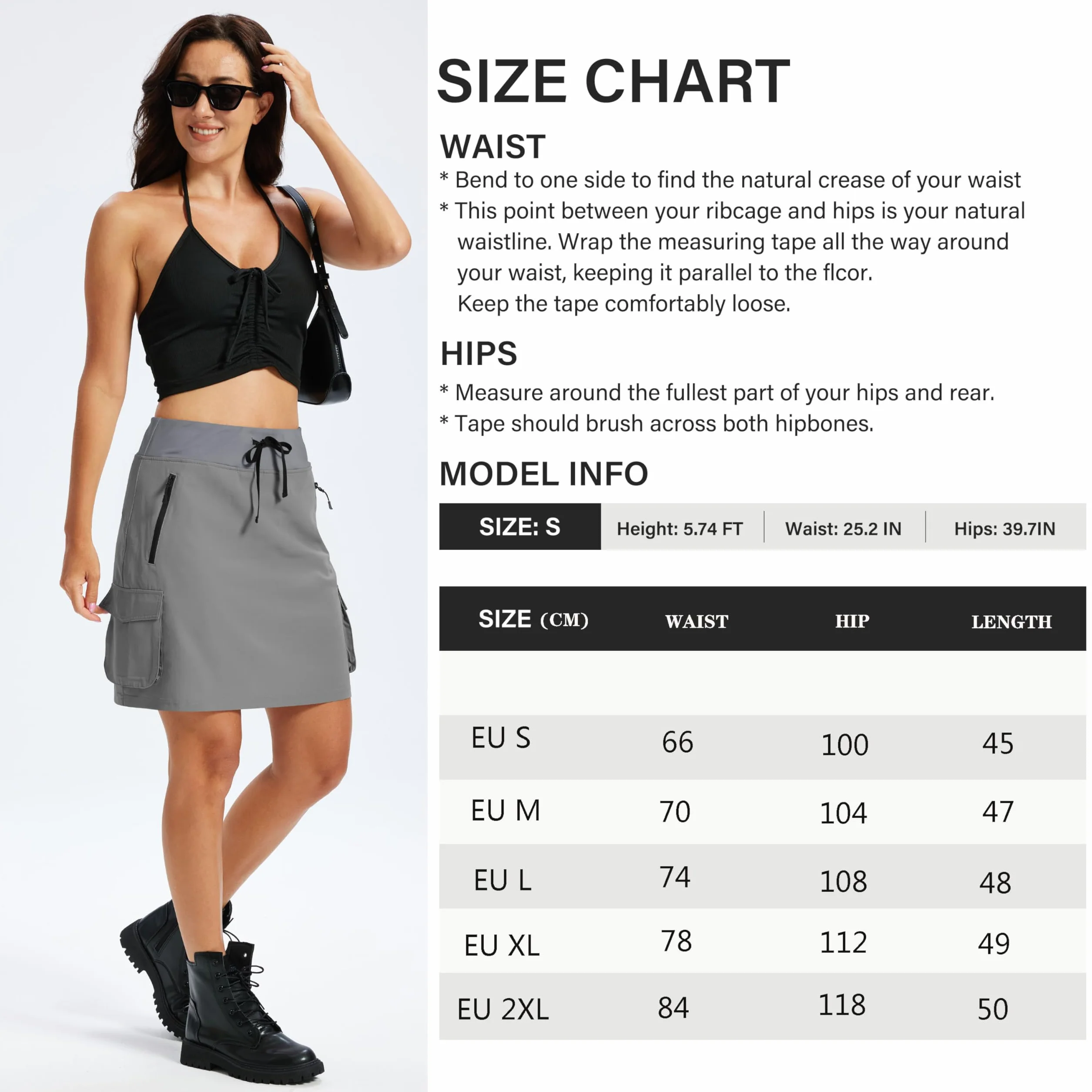 MoFiz Faldas Mujer Verano Falda Golf Deportivas Pantalon Falda Tenis con Bolsillos Cargo