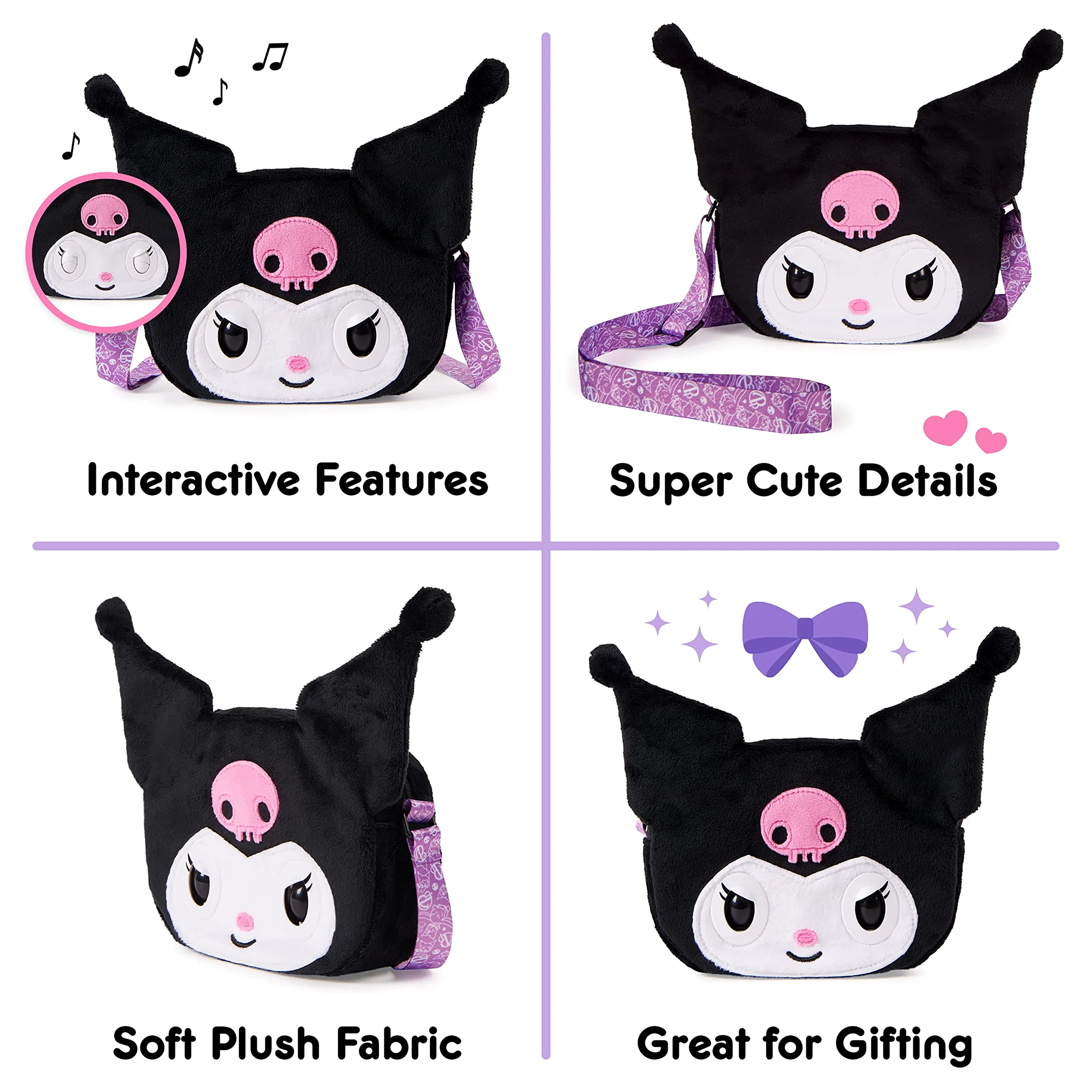 Purse Pets Pets Sanrio Kuromi, unisex (Spin Master 6065436)