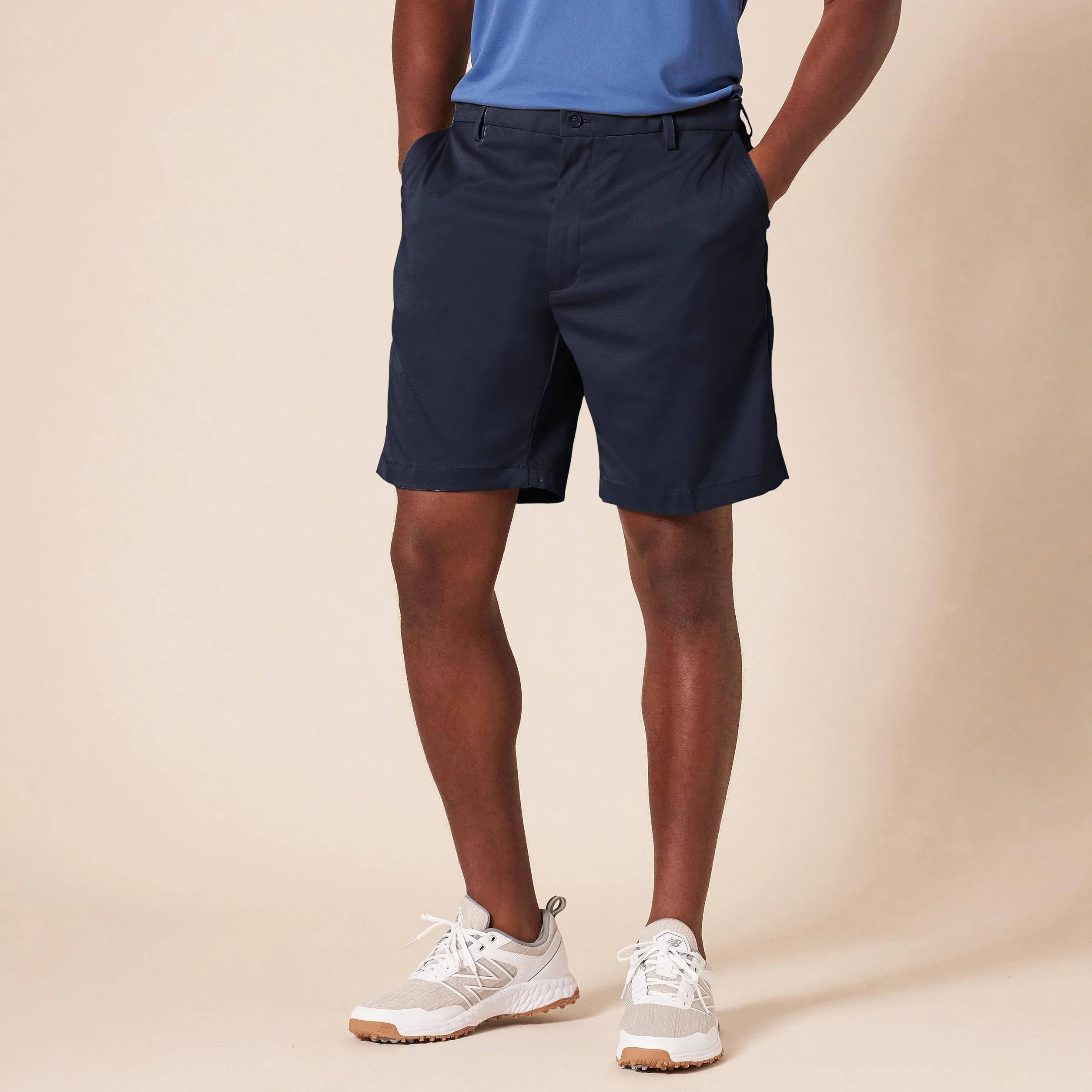 Amazon Essentials Pantalones Cortos de Golf Elásticos Corte Clásico Tallas Grandes