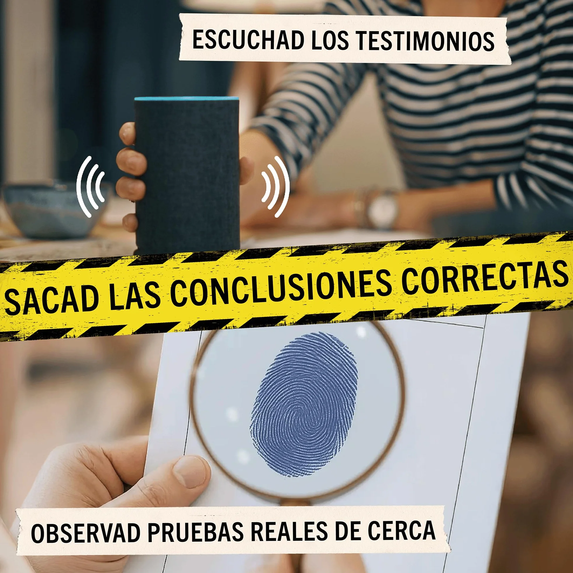 Hidden Games Escena del Crimen: Crimen en la Familia Regio, crimenes imperfectos, Exit Juego de Mesa de Misterio y Detectives cooperativo, 1-6 Jugadores, a Partir de 16 años, en español.