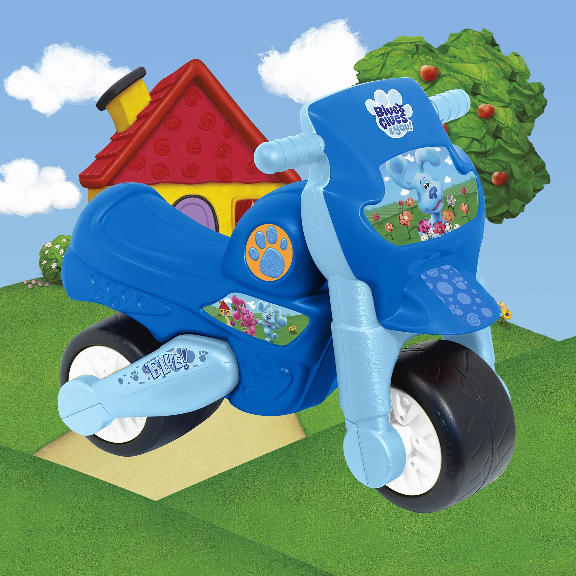 FEBER Motofeber 1 Blue Clues - correpasillos para Niñas y Niños de 18 Meses en Adelante (Famosa 800013301)