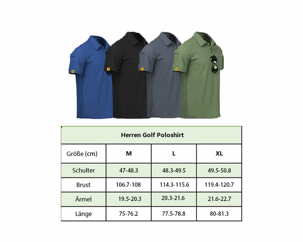 Camisa Polo Hombre Manga Corta Golf Transpirable Deportivos Verano