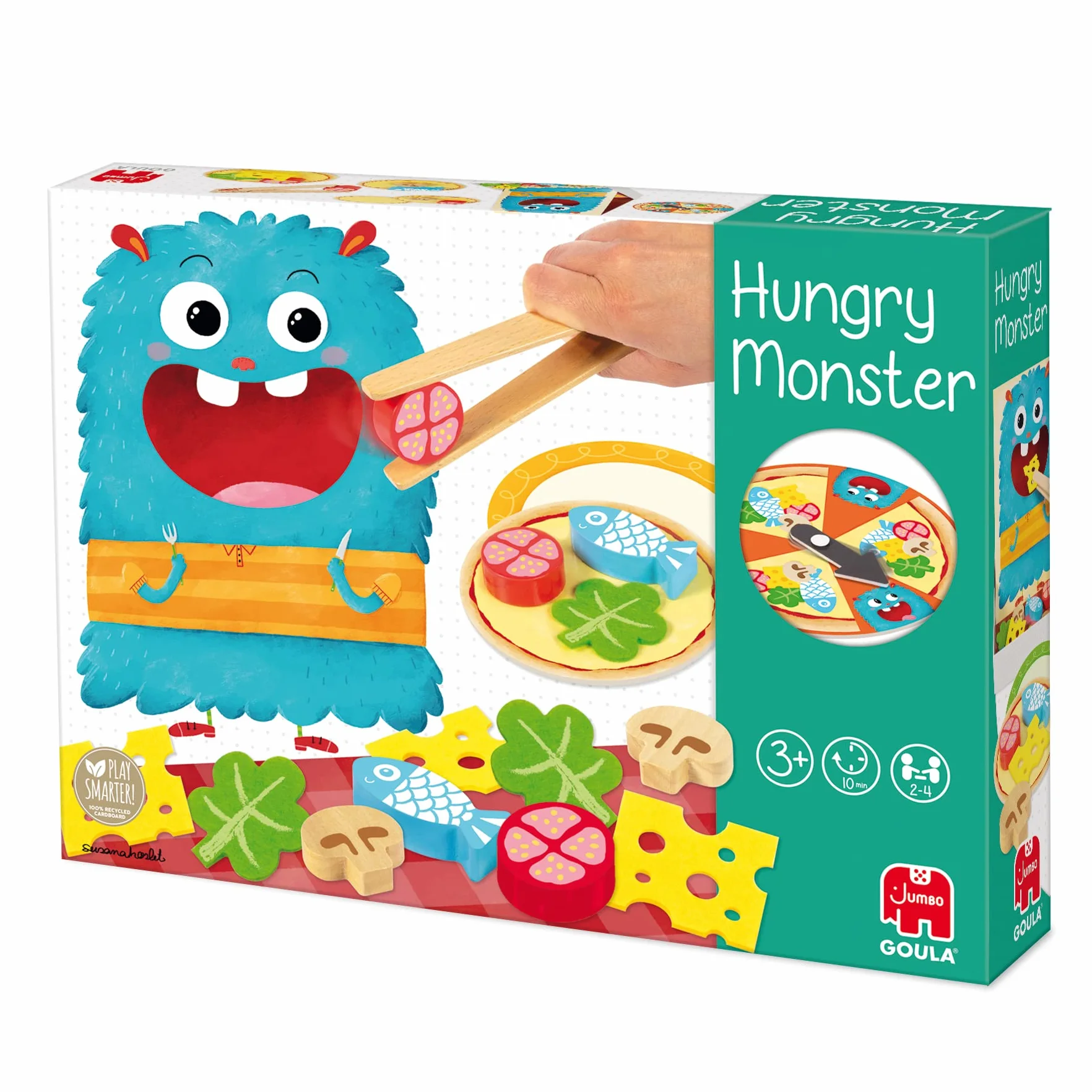 Goula - Hungry monster, Juego de mesa preescolar a partir de 3 años