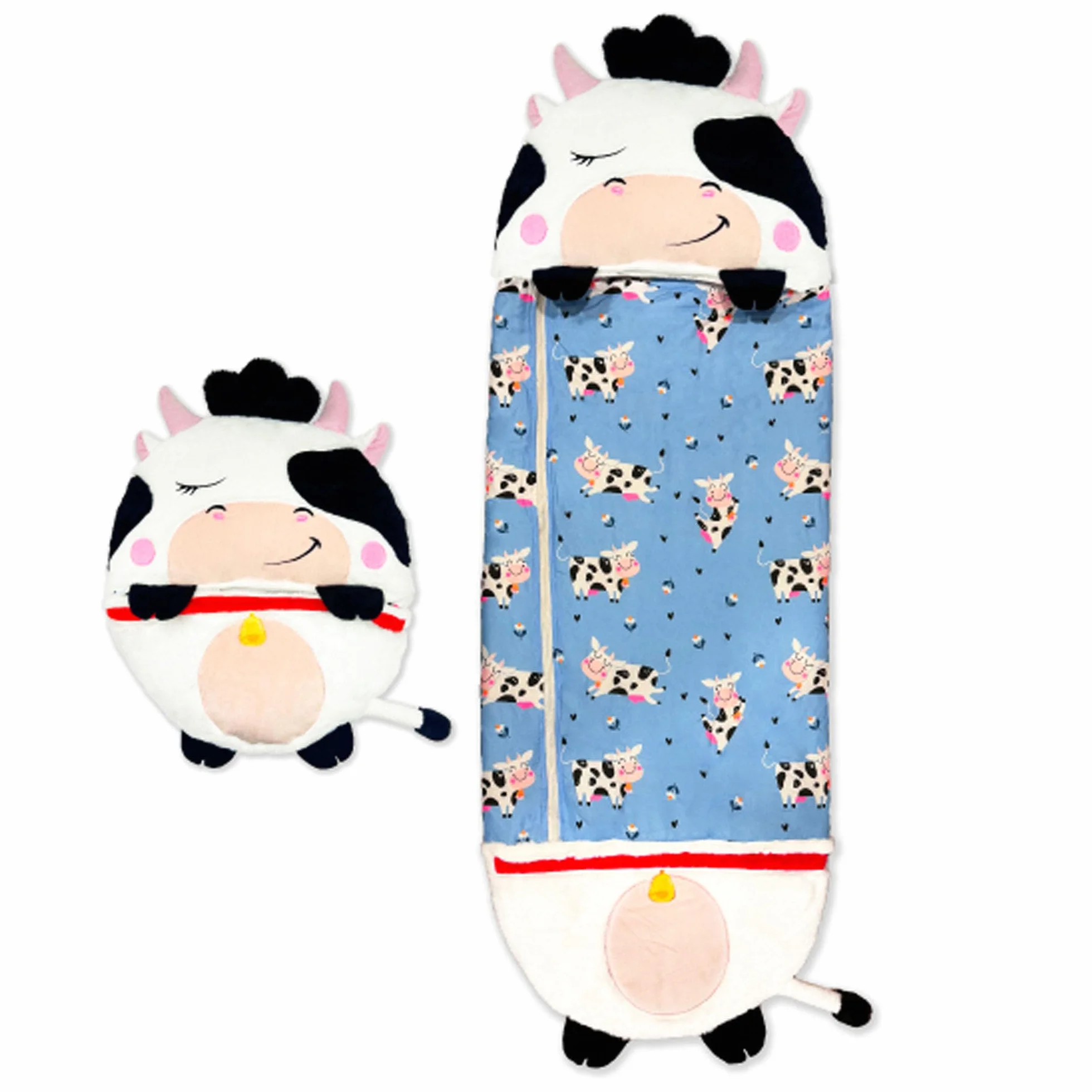 TIENDA EURASIA – Saco Dormir Infantil | Poliéster | Plegable | Integra la Almohada en el Saco de Dormir | Sacos de Dormir Bebe | Conserva el Calor | con Cremallera