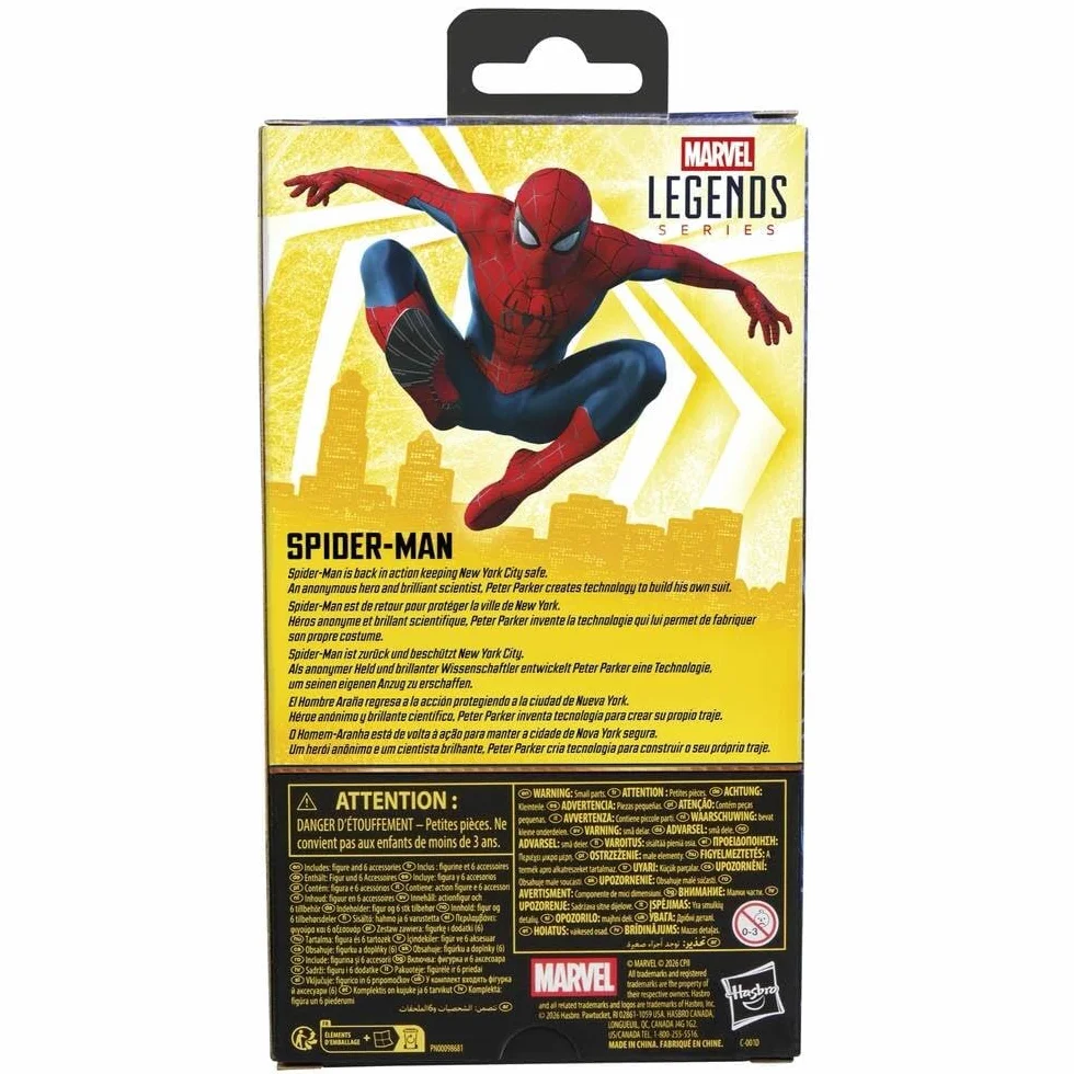 Marvel Legends Series, Spider-Man, Set de Figura Coleccionable Spider-Man Day de 15 cm