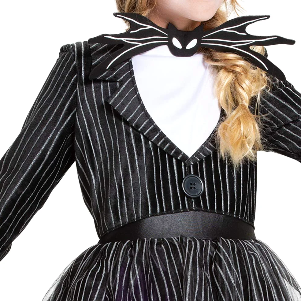 Girls Jack Skellington Nightmare Before Christmas Tutu Deluxe Costume