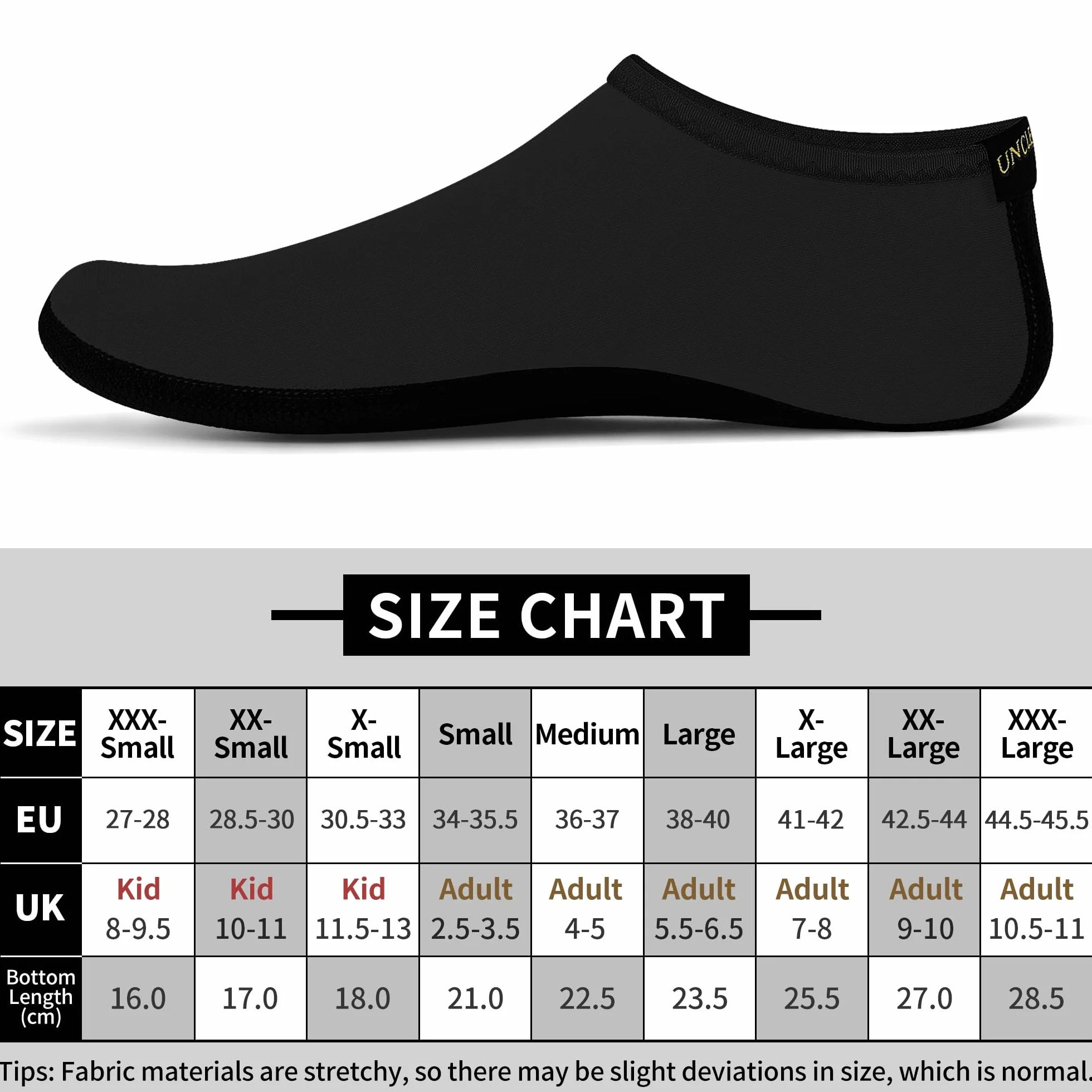 Calcetines de Agua Unisex SWA15 para Yoga, Playa, Surf, Buceo