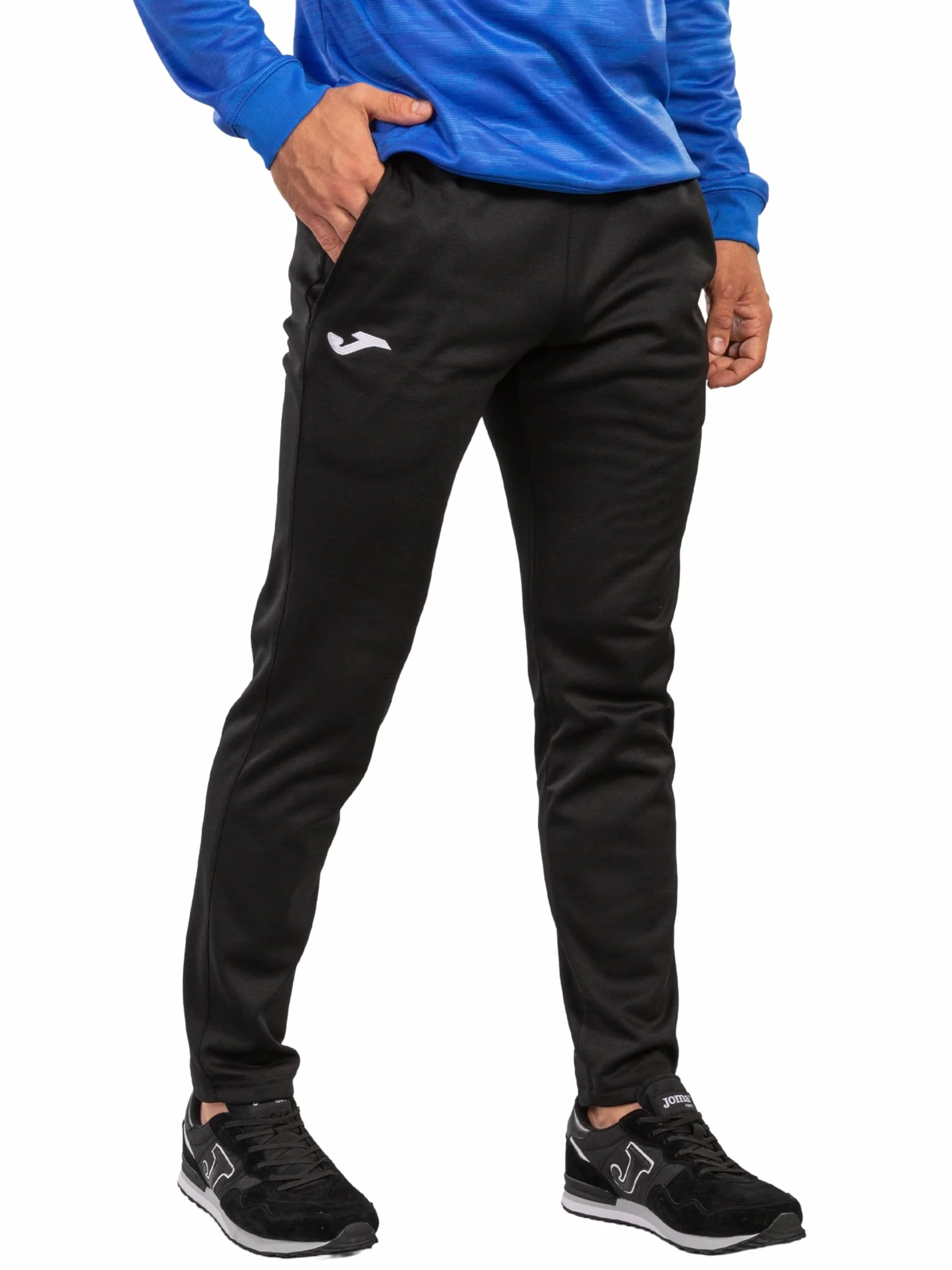 Joma Pantalón Largo Deportivo Hombre Cleo II 5XS-3XL Bolsillos Cintura Elástica Cordón
