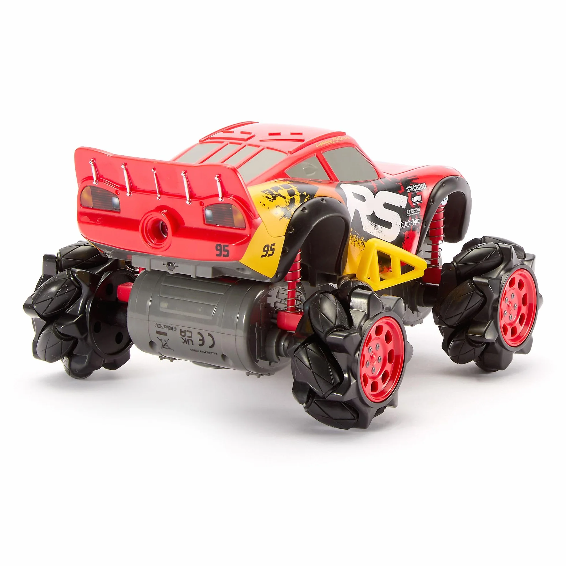 Disney Store Official, Cars, Rayo Mcqueen, Coche teledirigido, 25 cm, para niños, Juguete teledirigido de Alta Velocidad con Ruedas extragrandes y Giro de 360°, para Mayores de 3 años