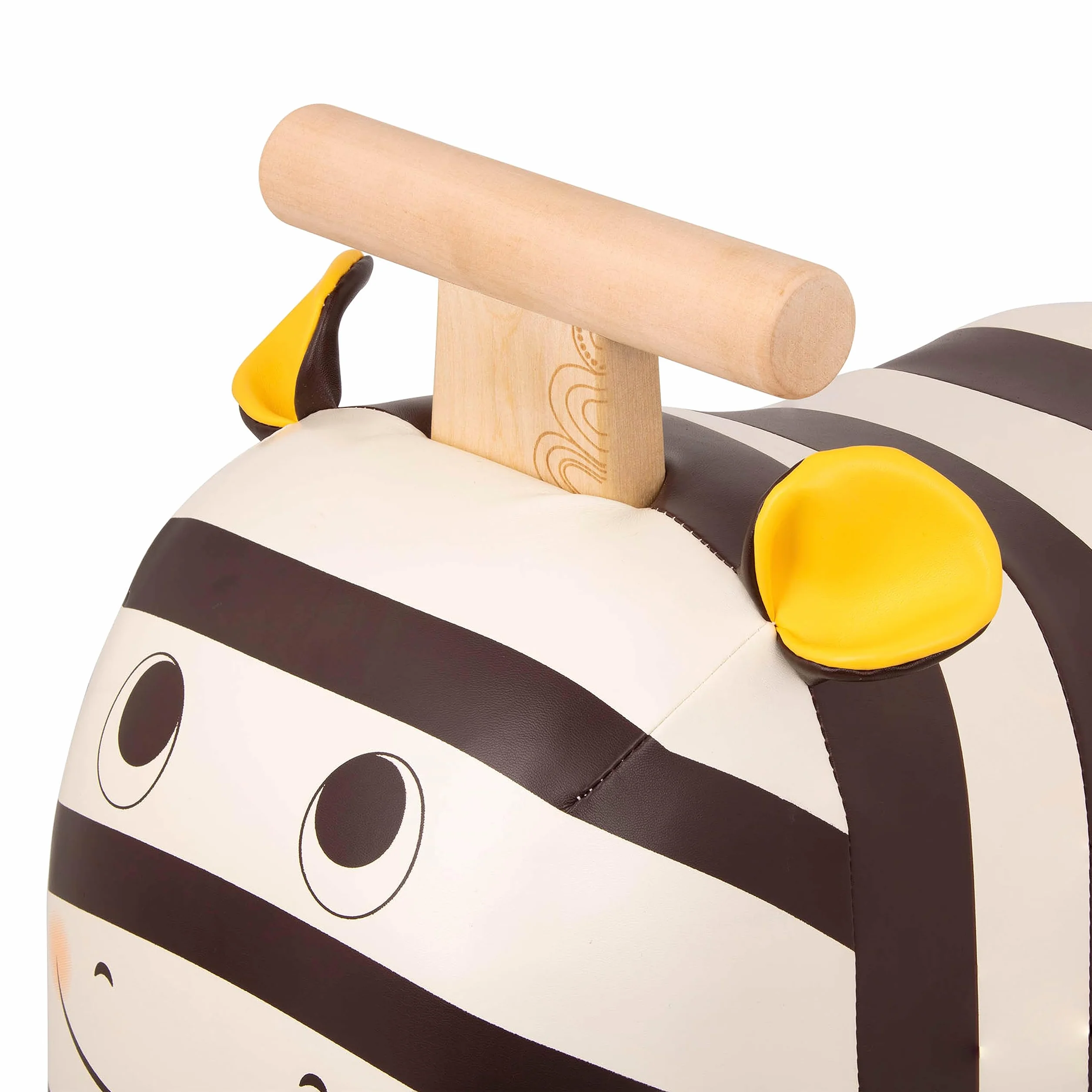 B. toys - Cebra Zippity - Correpasillos Cebra - Juguete correpasillos para niños pequeños - Asiento blando - Juguete de madera - 18 meses+