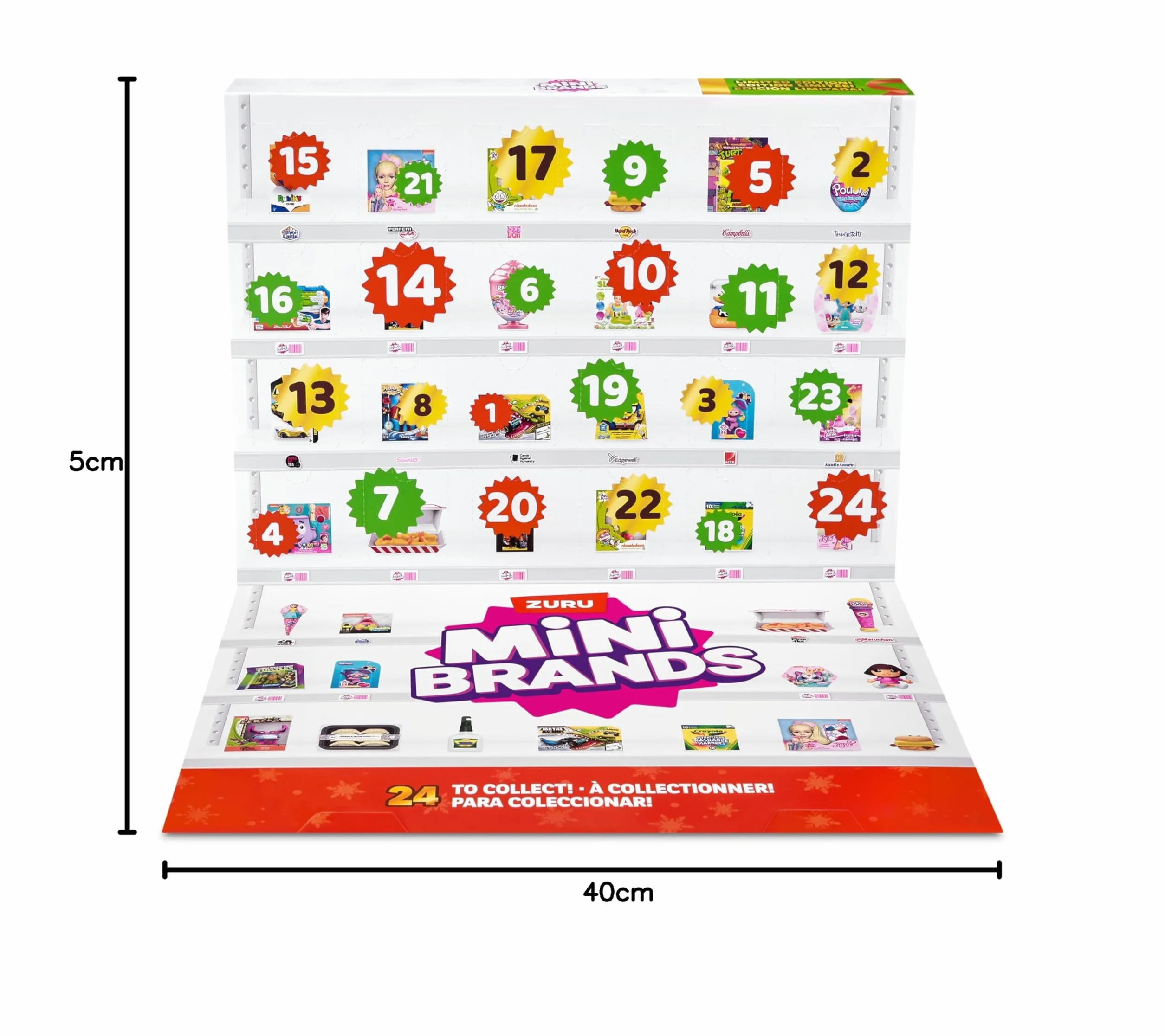 Calendario de Adviento de Mini Brands Retro Grocery, Foodie Mini Brands, and Toy Mini Brands Advent Calendar de ZURU