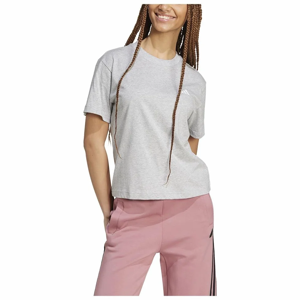 Adidas Essentials Small Logo T-Shirt Camiseta de Manga Corta Mujer