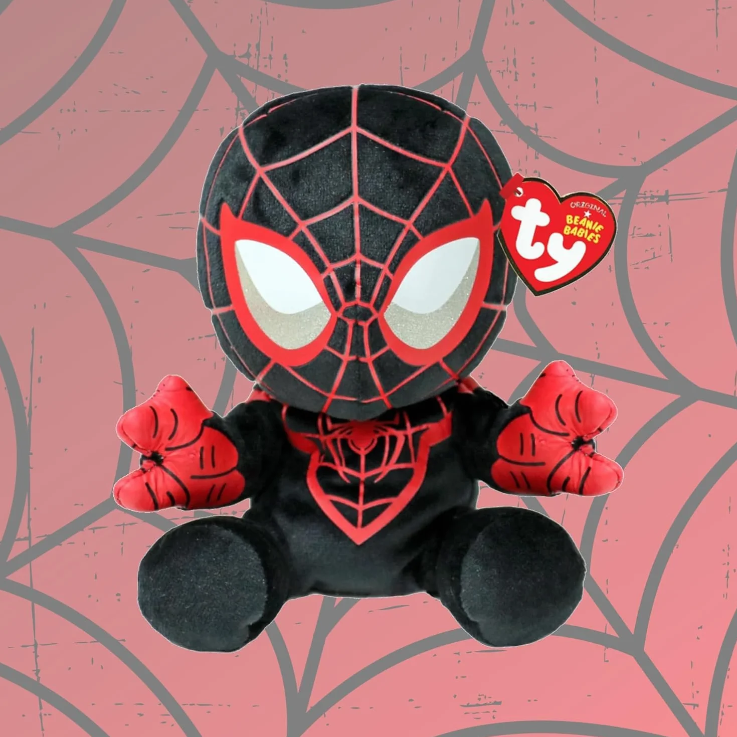 TY Beanie Babies Marvel Miles Morales Soft 15cm