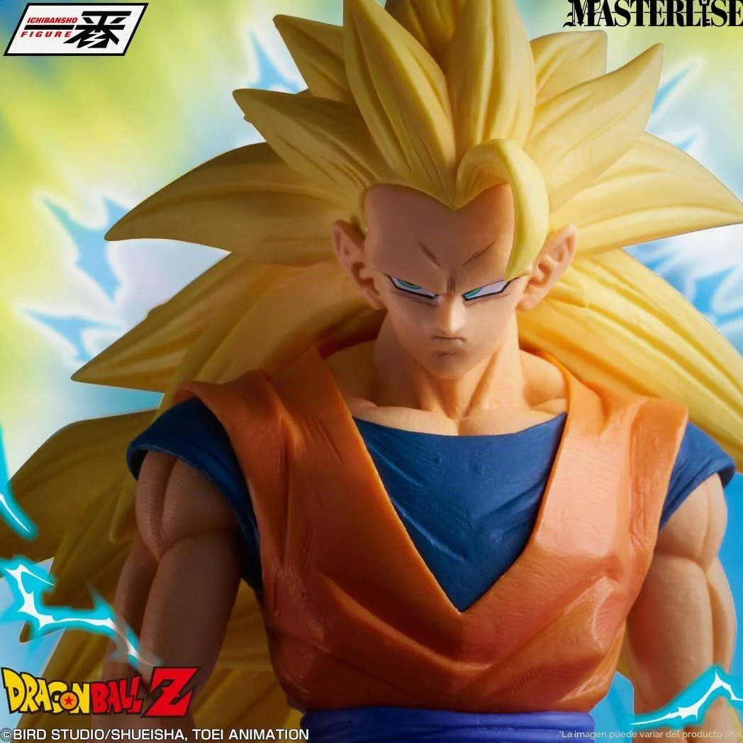 Ichibansho Figura Goku Super Saiyan 3 Dragon Ball Z - Battle of The Super Saiyan - Masterlise 25cm IS69035 Multicolor - Figura Coleccionable - Ideal para los Fanaticos del Anime