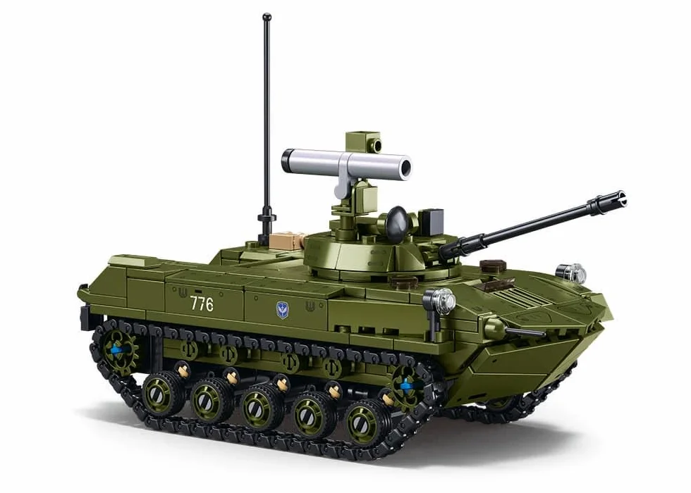 Sluban M38-B1250 BMD-2S Vehículo blindado aerotransportado, 516 Piezas